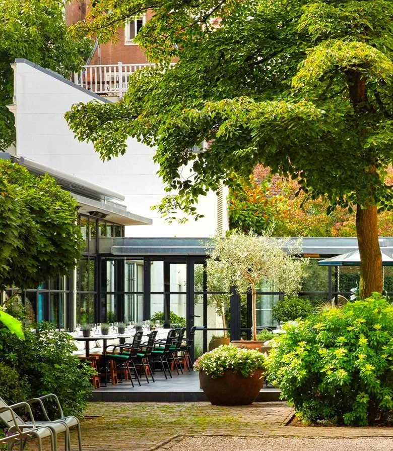 Photo of the exterior space at Pulitzer Garden restaurant, Amsterdam.