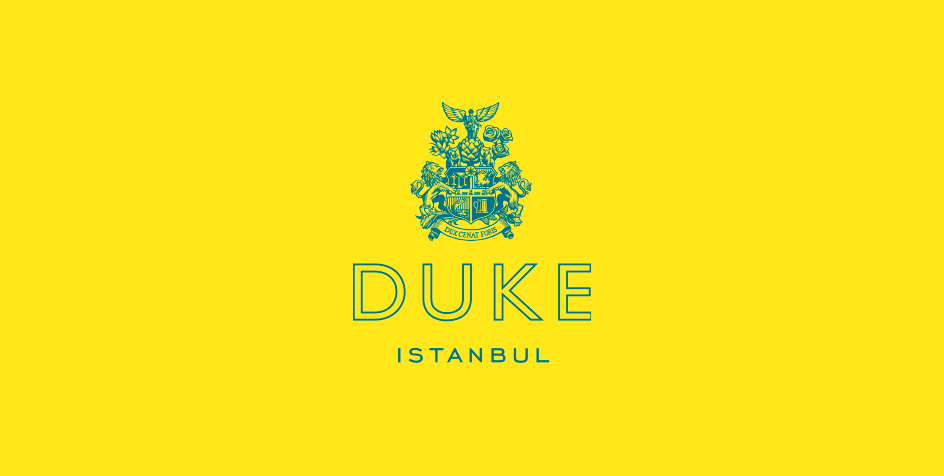 logo for Duke restaurant in Istanbul designed by Colt, a restaurant branding agency in London
