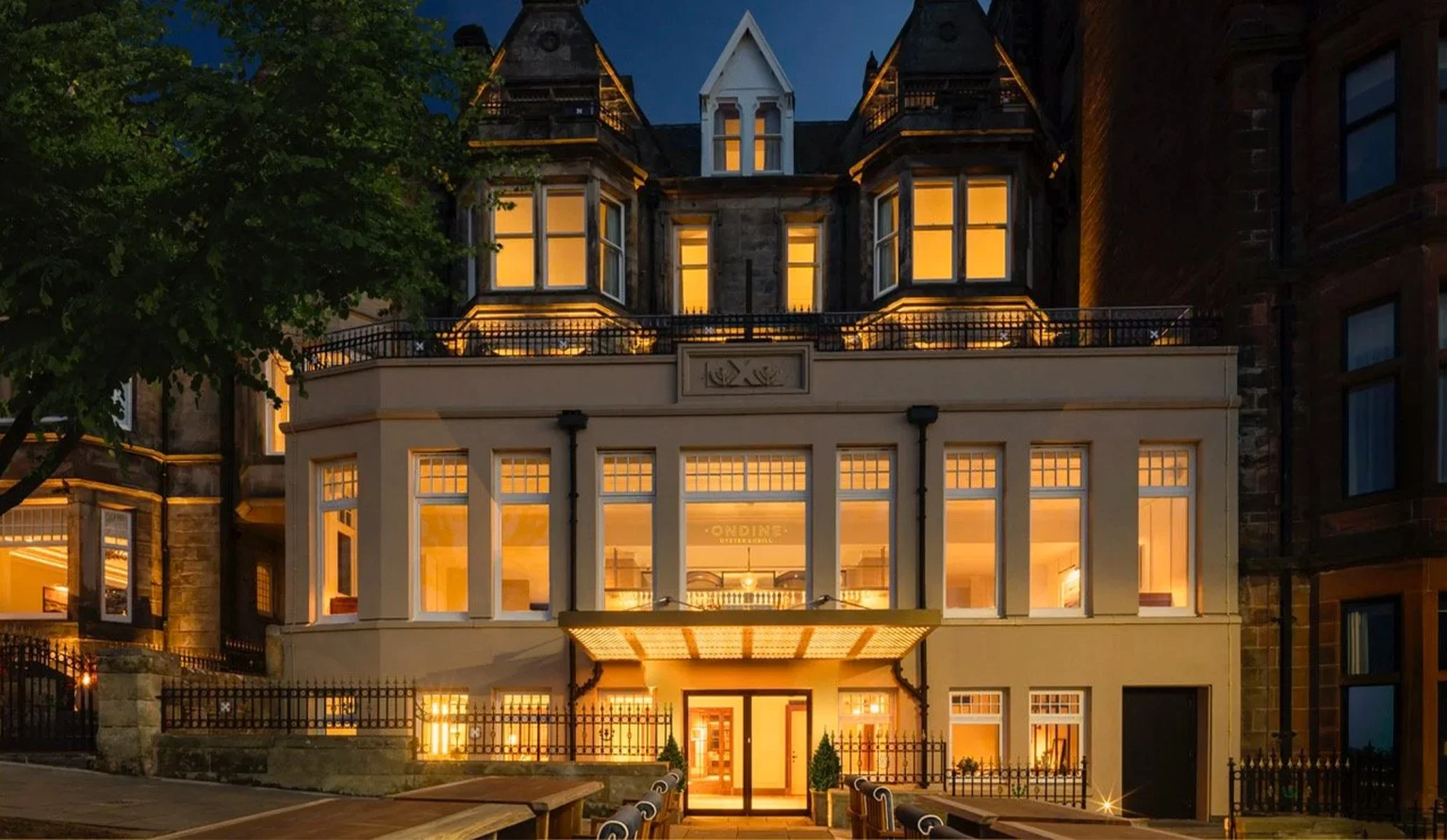 exterior of Seaton House hotel in St Andrews, Scotland