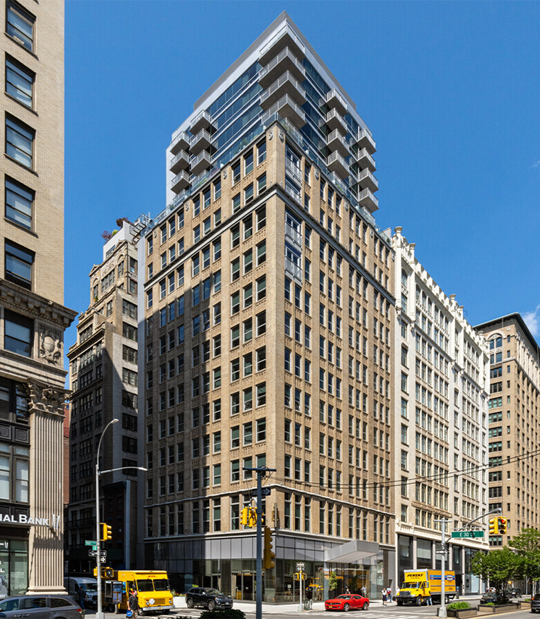Exterior of Hotel Park Ave in New York