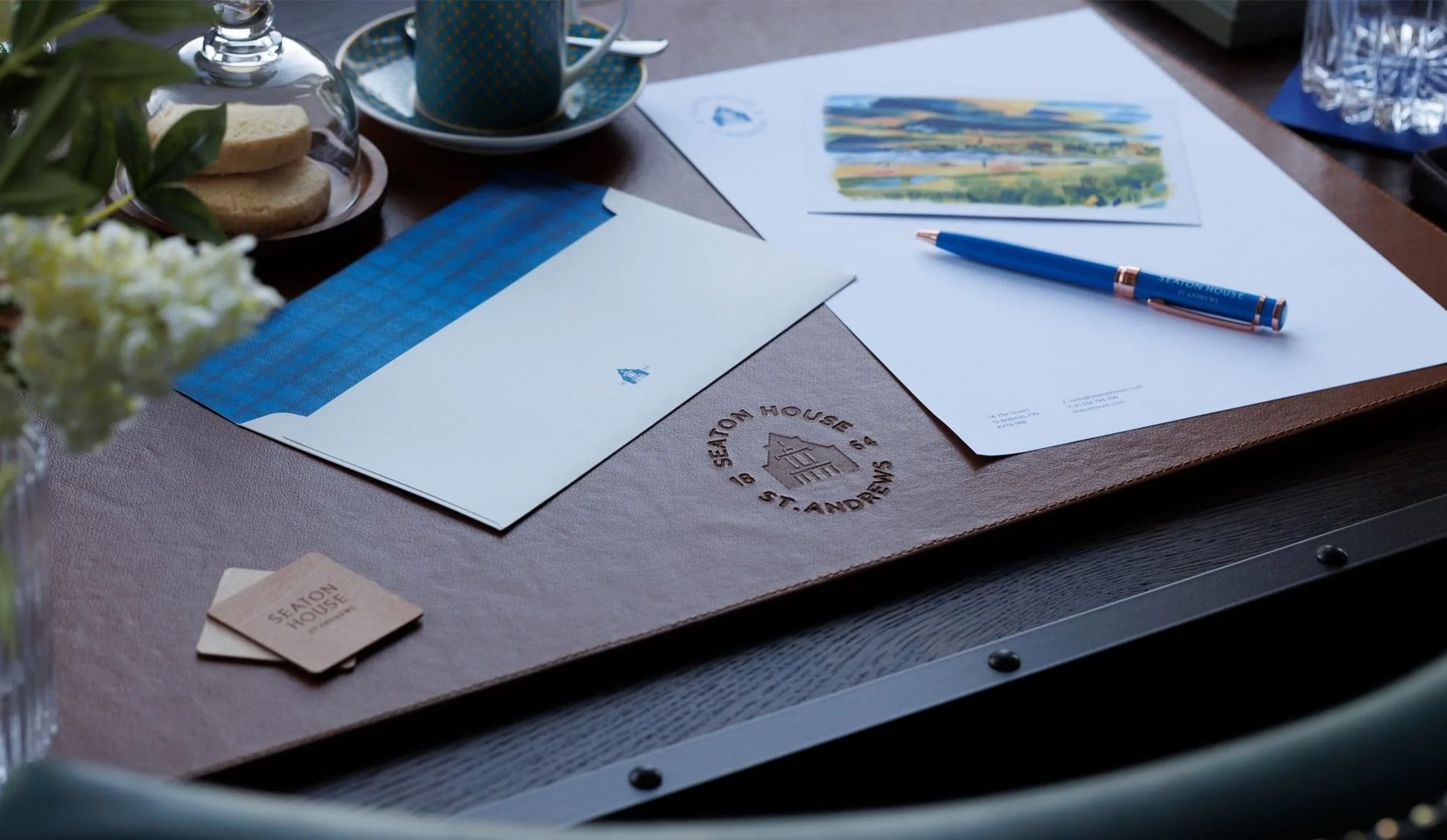 Various in-room collateral for Seaton House hotel created as part of the brand identity by Colt