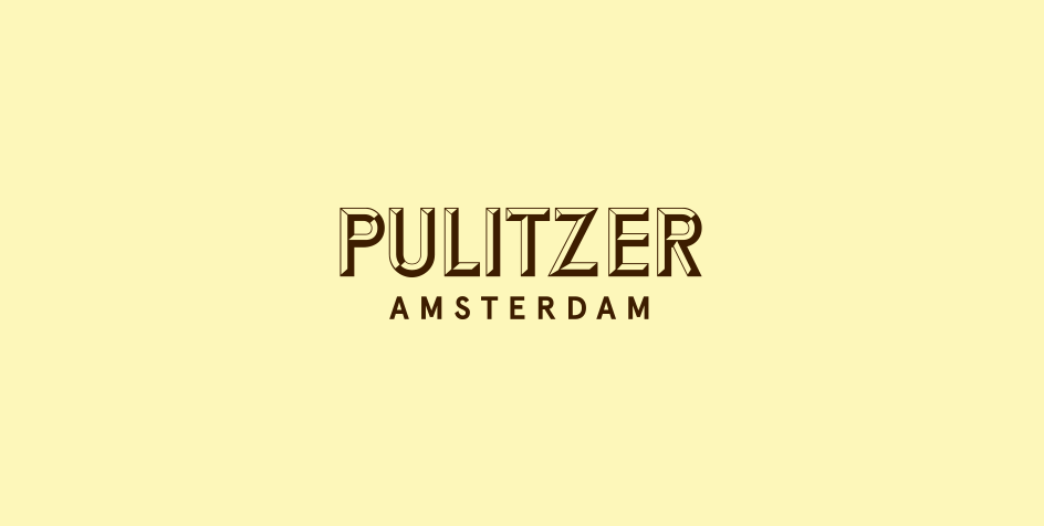 Logo for Pulitzer hotel designed by Colt as part of the brand identity