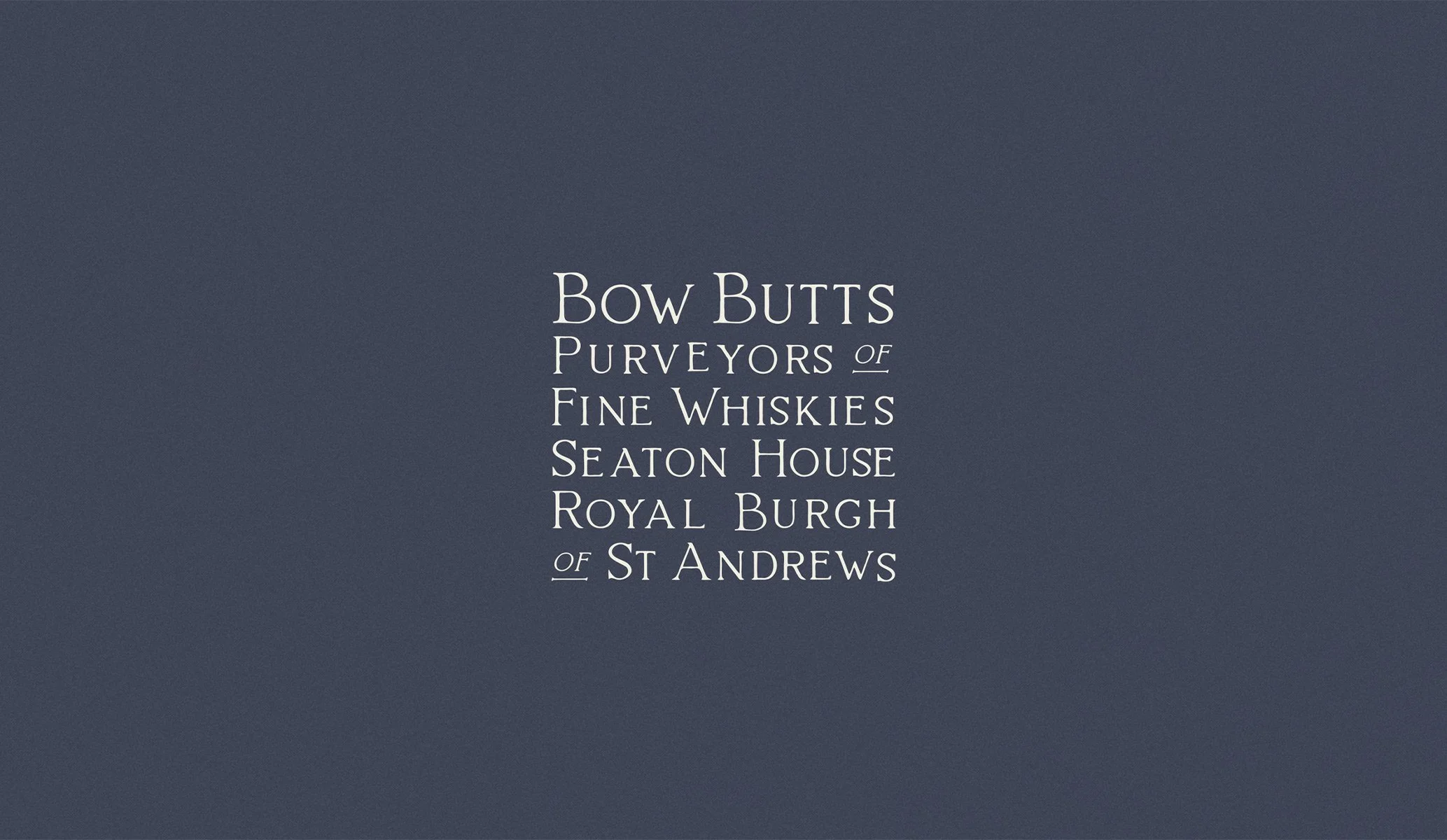 Bow Butts Bar logo created as part of the brand identity by Colt