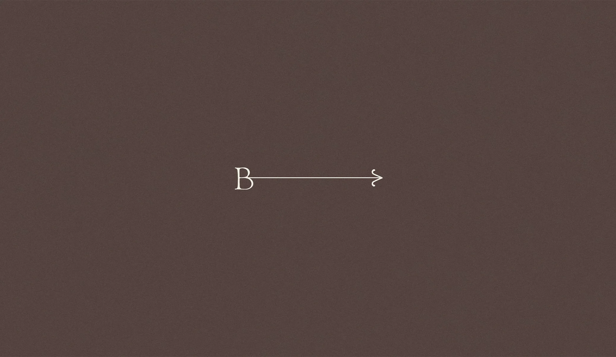 brand shorthand logo for Bow Butts bar in Seaton House, St Andrews, Scotland