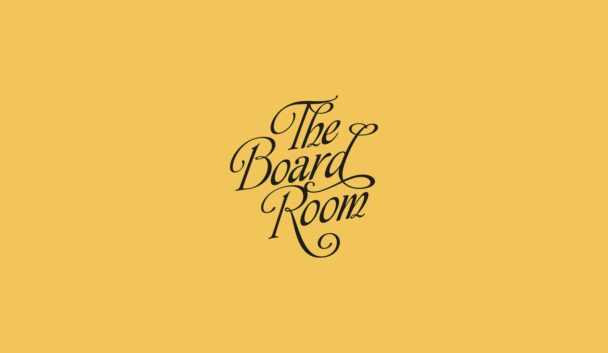 Logo for the Board Room at Seaton House, St Andrews, created as part of the brand identity by Colt