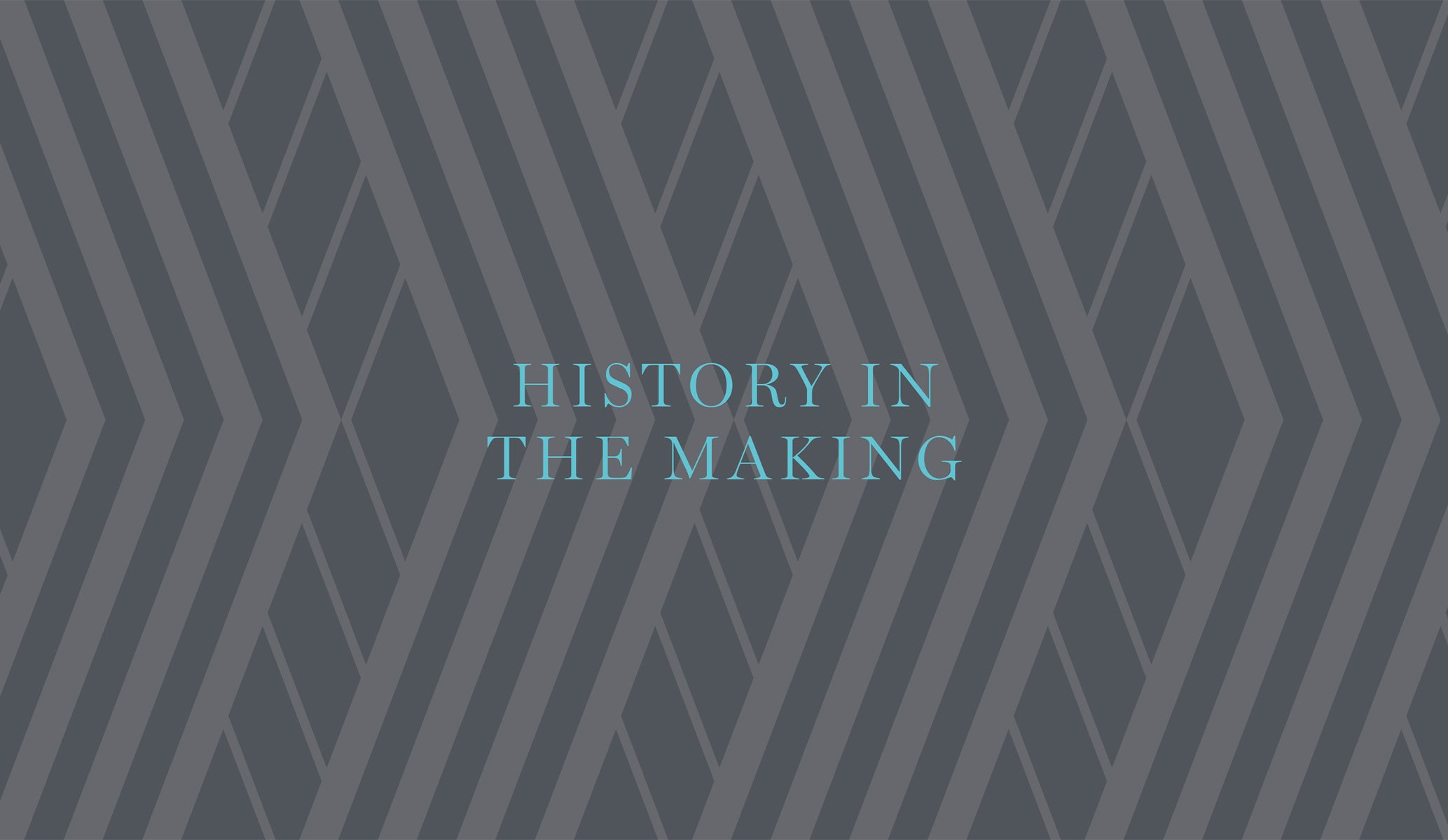 'History in the Making' strapline for The Grand, Birmingham, part of the brand identity by Colt