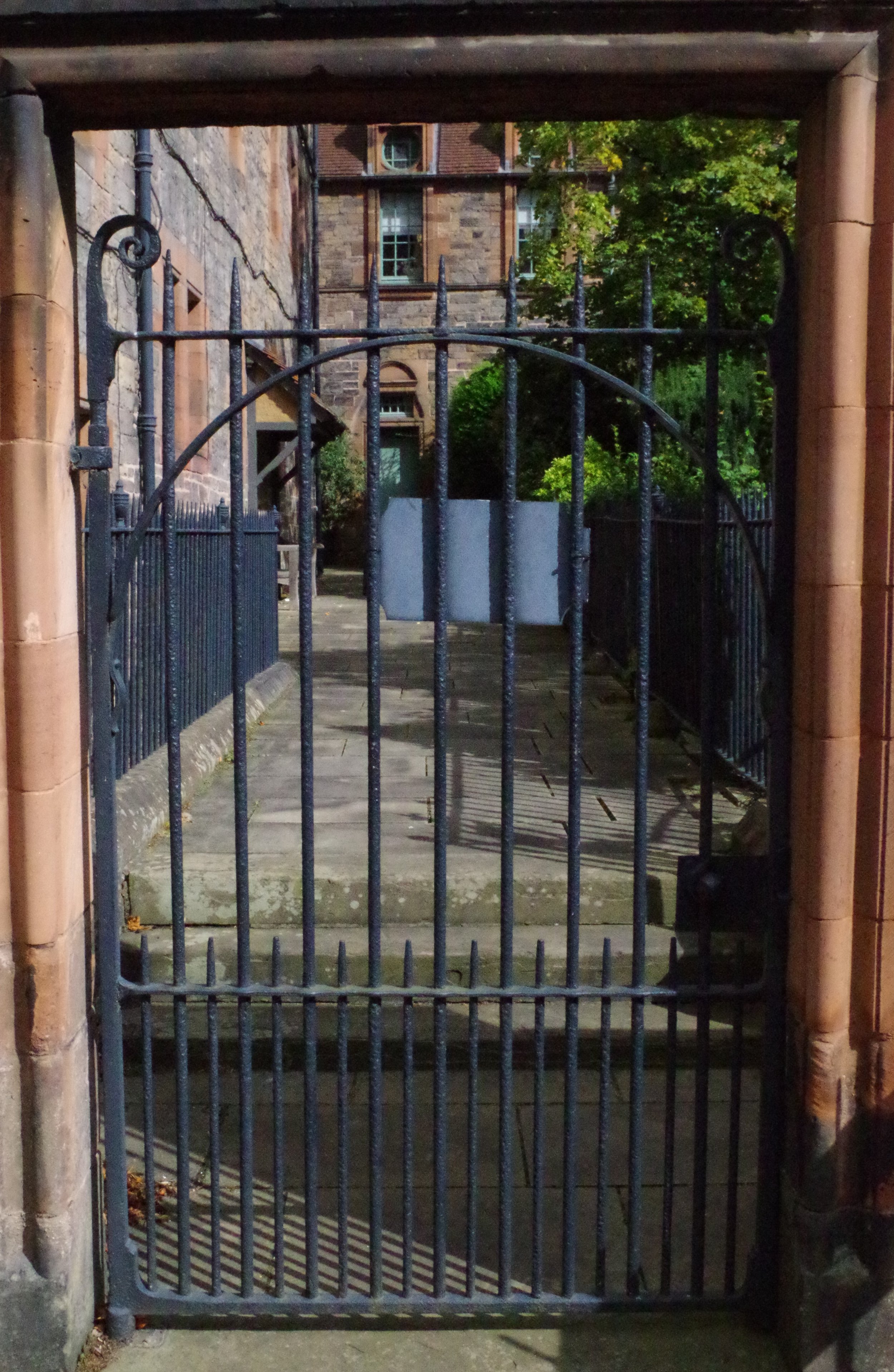 wrought iron gate in Scotland