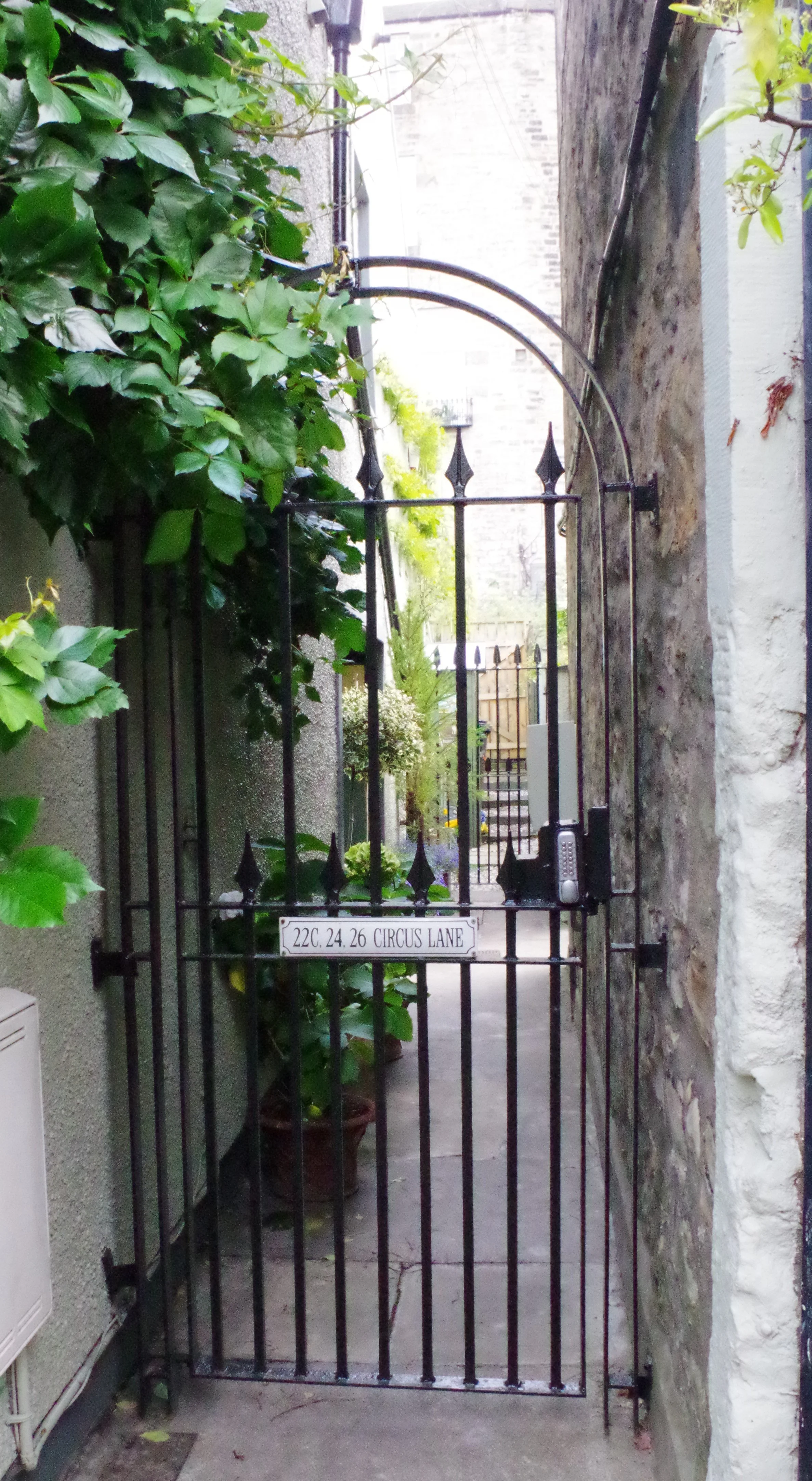 Courtyard gate