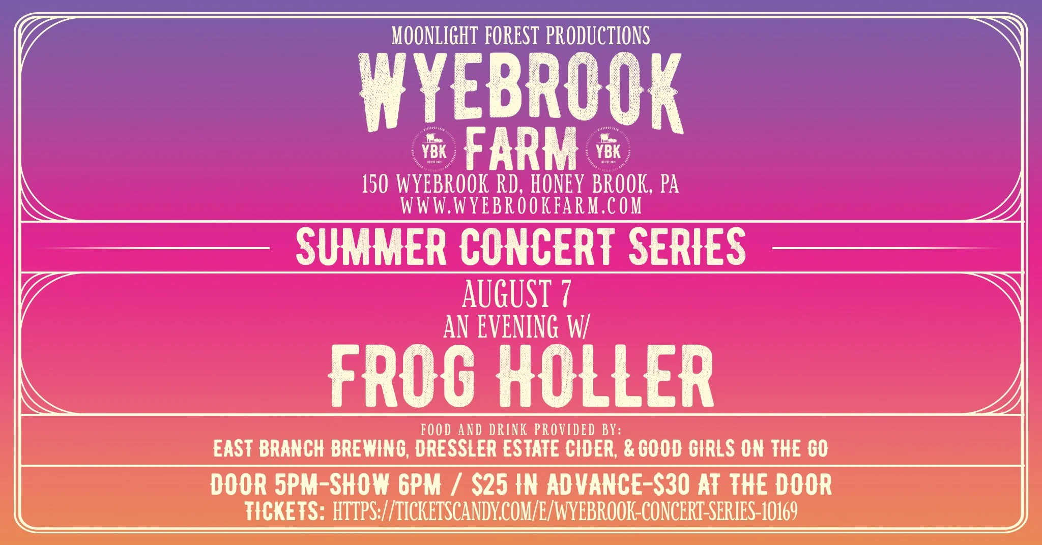 Frog Holler at Wyebrook Farm