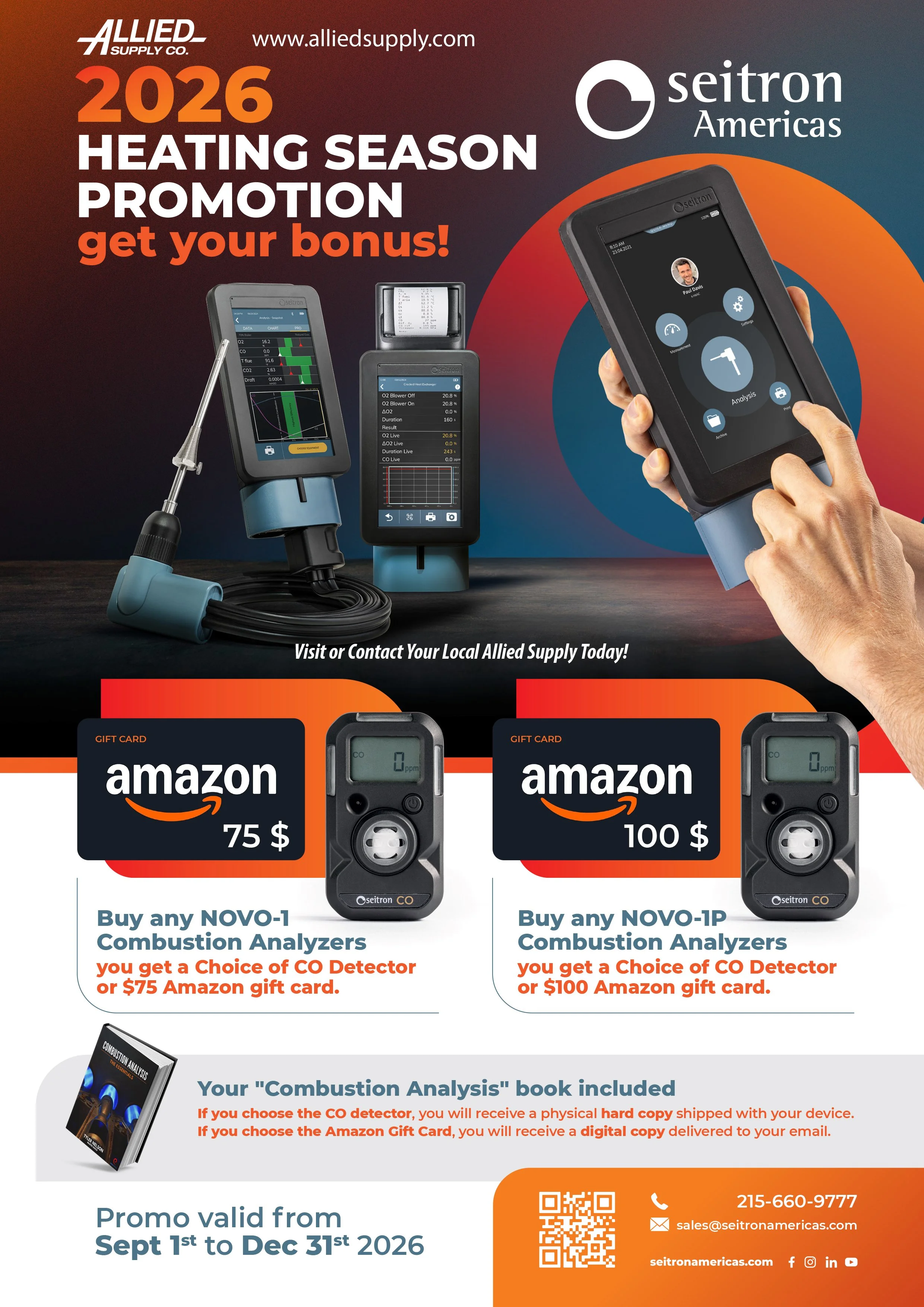 Seitron Americas NOVO Heating Season Promotion 2026  