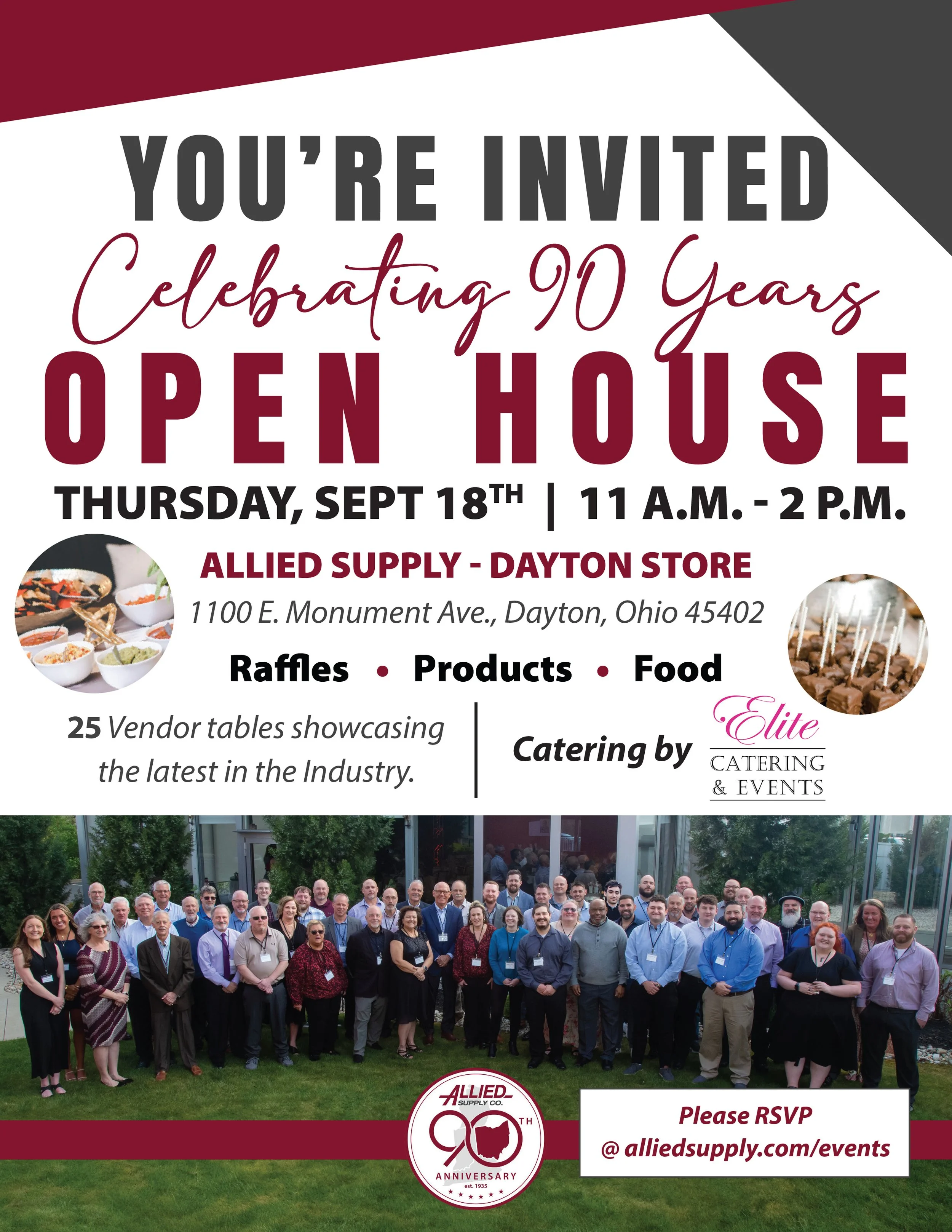 Celebrating 90 Years - Dayton Store Open House