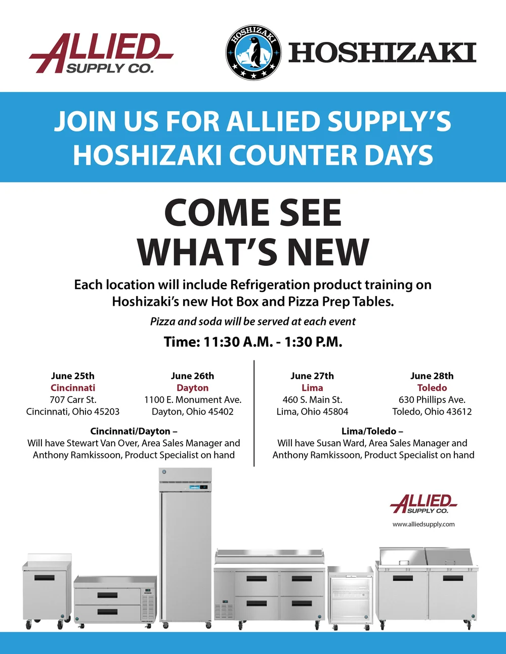 Hoshizaki Counter Days - Dayton — Allied Supply Company