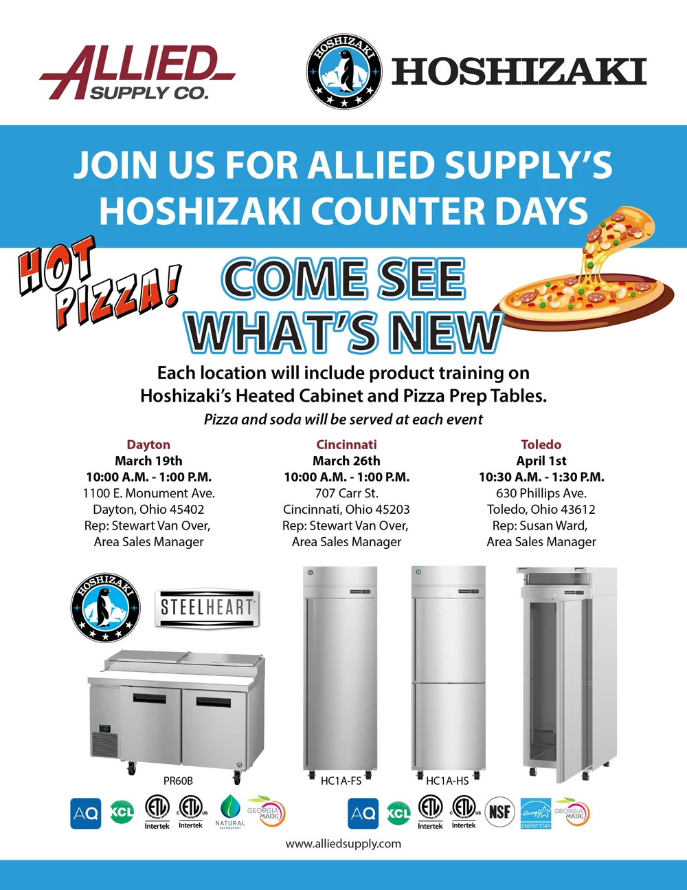 Hoshizaki Counter Day - Dayton — Allied Supply Company