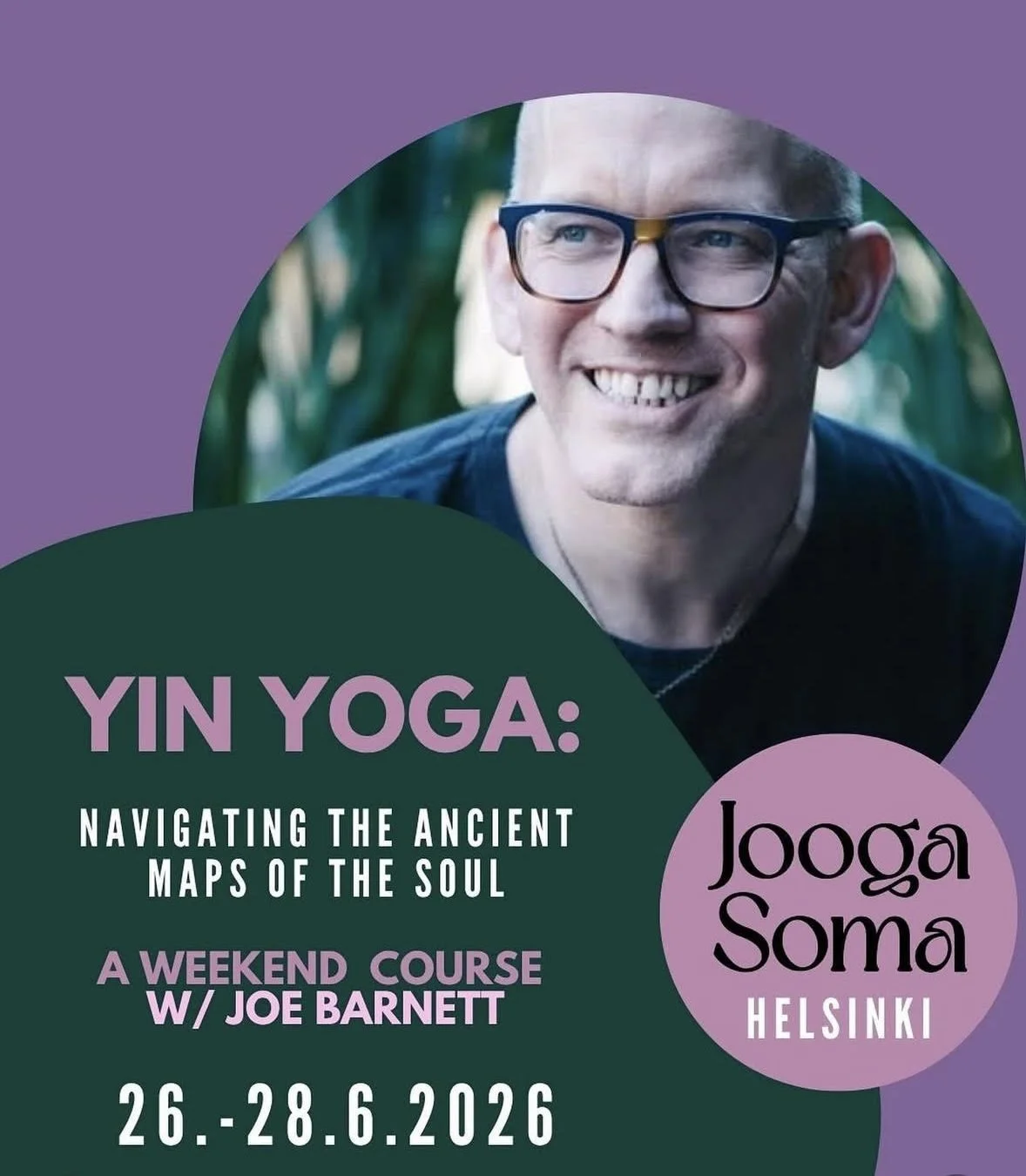 Joe Barnettin Yin-joogatyöpaja