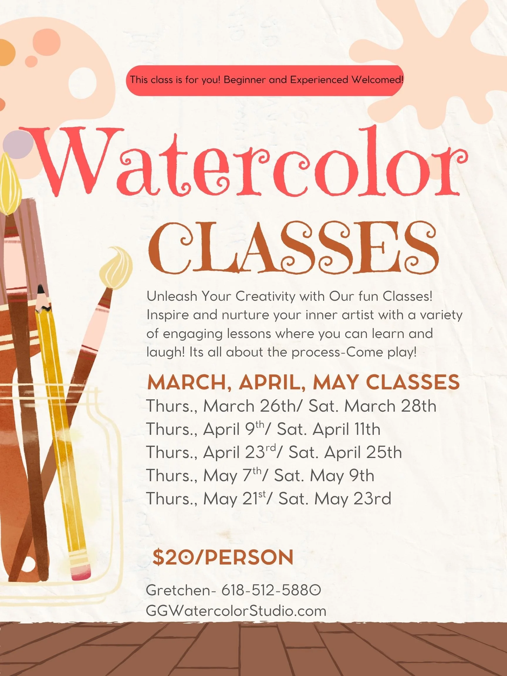March, April, May classes