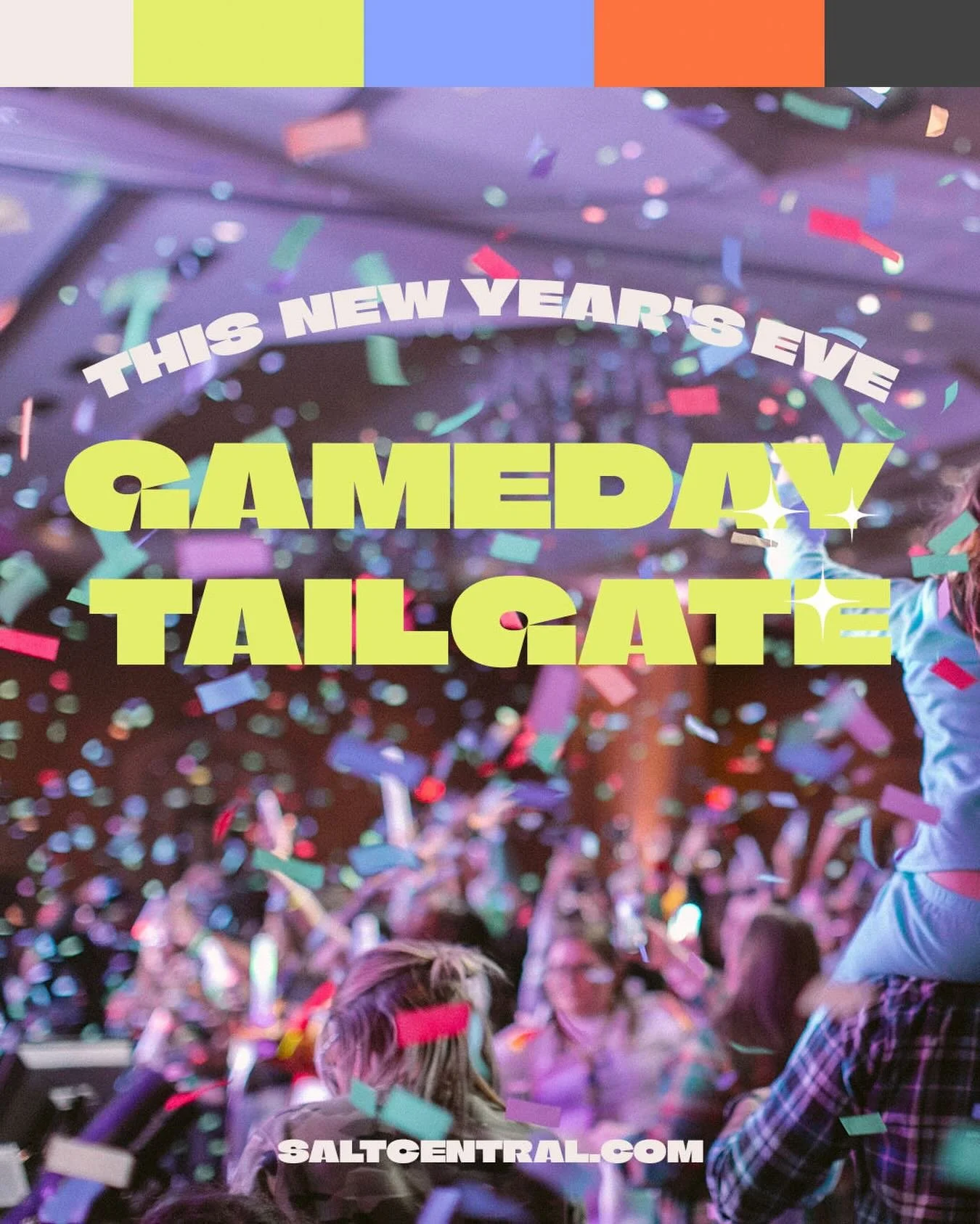 This year&rsquo;s NYE party ✨ 🪩 A TAILGATE EXTRAVAGANZA 🎆🎇 Games, line dancing, fight songs, tailgate food 🕺🏾🕺🏾🕺🏾 Wear your school colors and get ready to ring in The New Year with 2000 of your closest friends 🪩 ✨
.
.
Hit the link in the bi