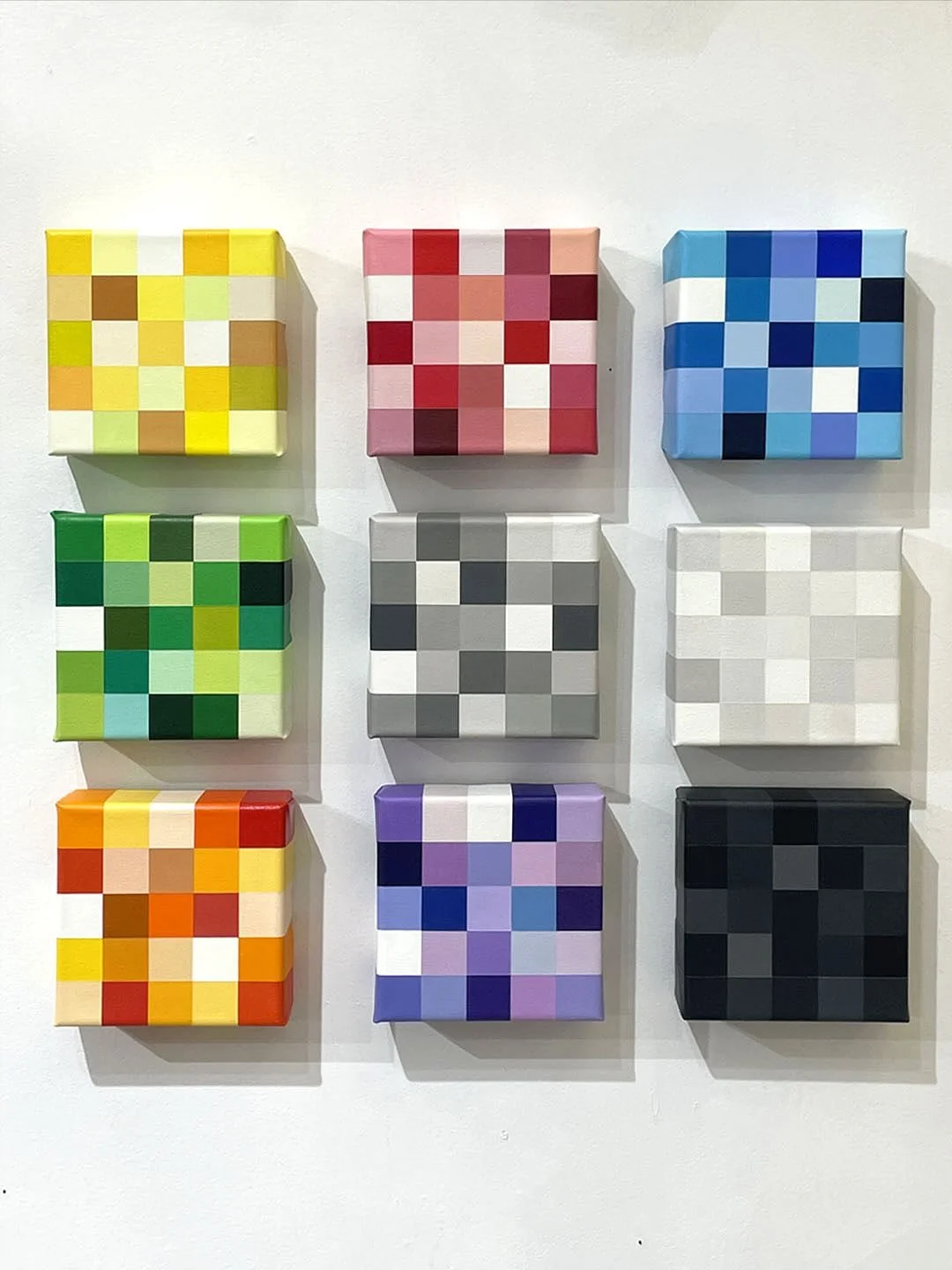 These nine unique colour studies are a finished family.

Soulmates 1 - 9
5x5 inches each
Acrylic on canvas

It&rsquo;s been a joy watching these pieces grow but now they seek adoption. Sold as a set. DM me to view or adopt.

#colourstudies #hardedgep