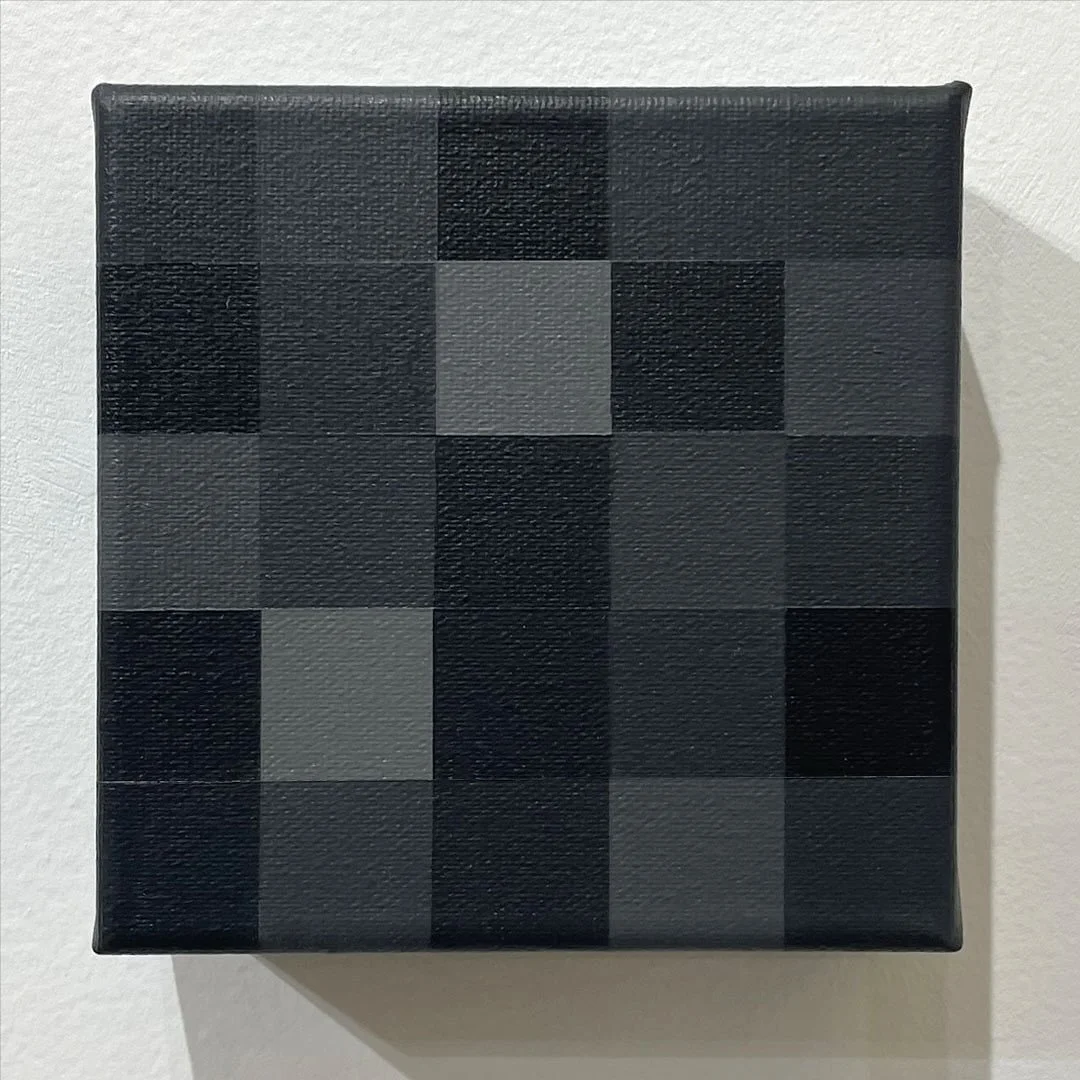This black mini 5&rdquo;x5&rdquo; completes my set of nine colour studies. Which is your favourite? ➡️

#canadianartist #hardedgepainting #canadianpainter #colourtheory #contemporarypainter #geometricabstraction #contemporaryart