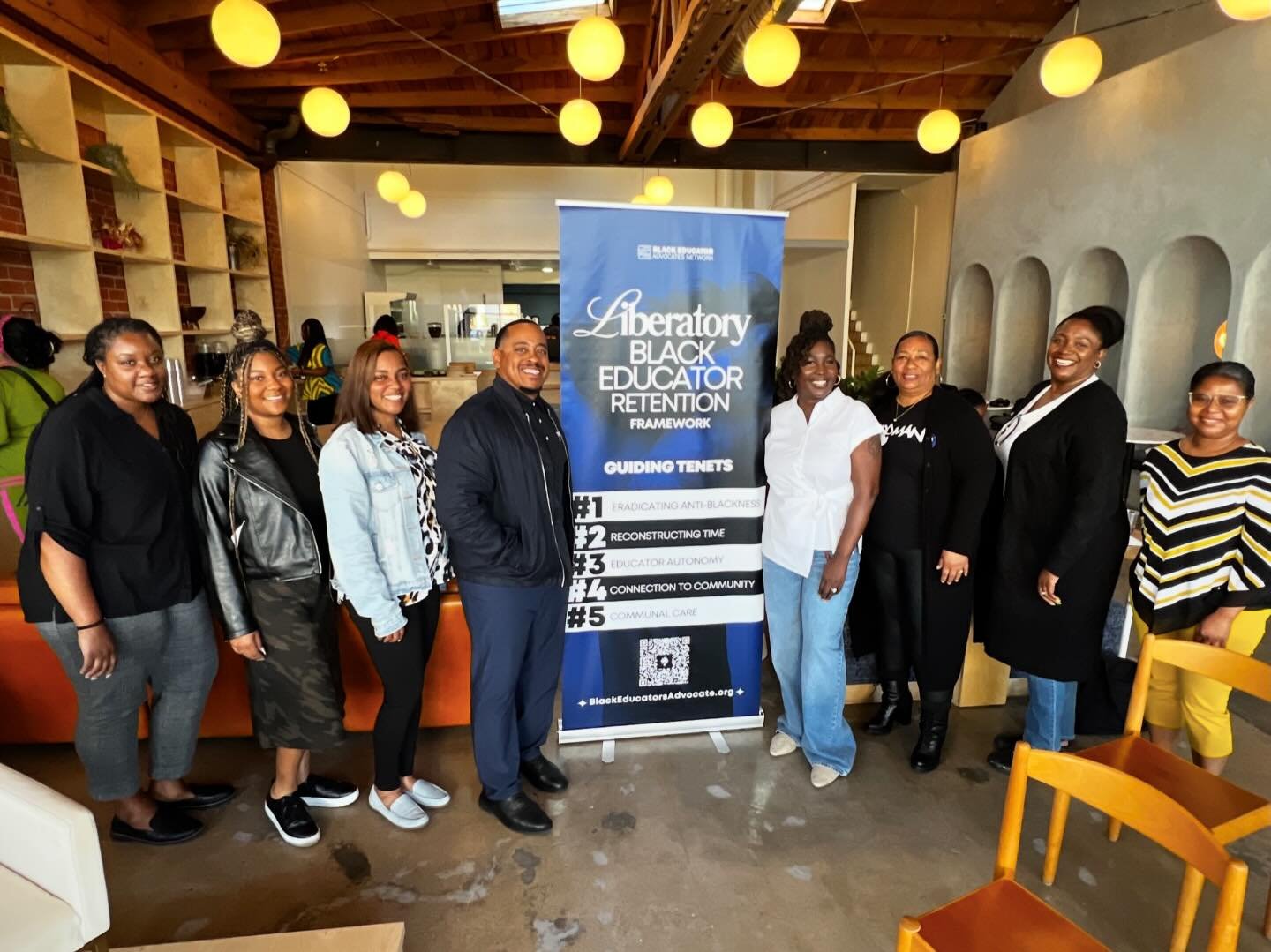 Thank you for joining us at the Black Educators Freedom Dream yesterday as we celebrated the Liberatory Black Educator Retention Framework . Last night Black educators shared why the story can not stop at recruitment. We believe the work to eradicate