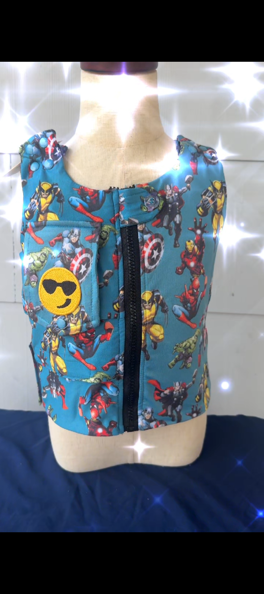 Super Ports Vest- Superheroes