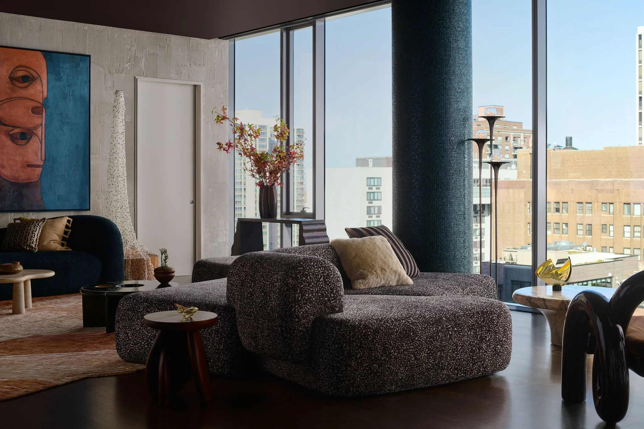 High-end residential interior design project combining functionality, craftsmanship, and timeless style.