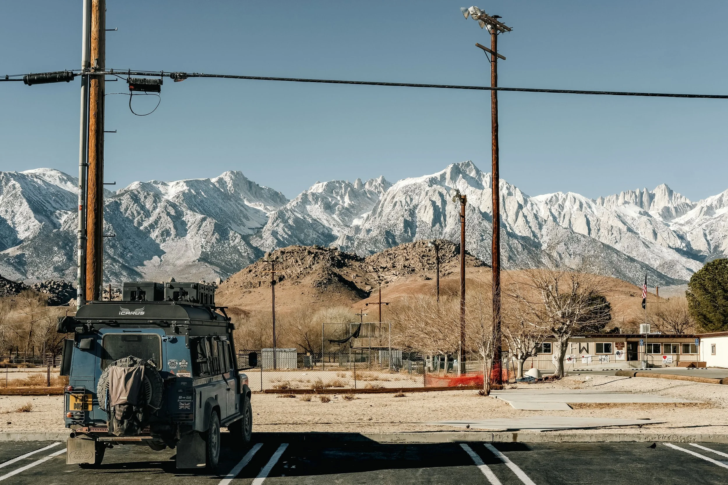 McDonald's parking lot, Lone Pine, 2025