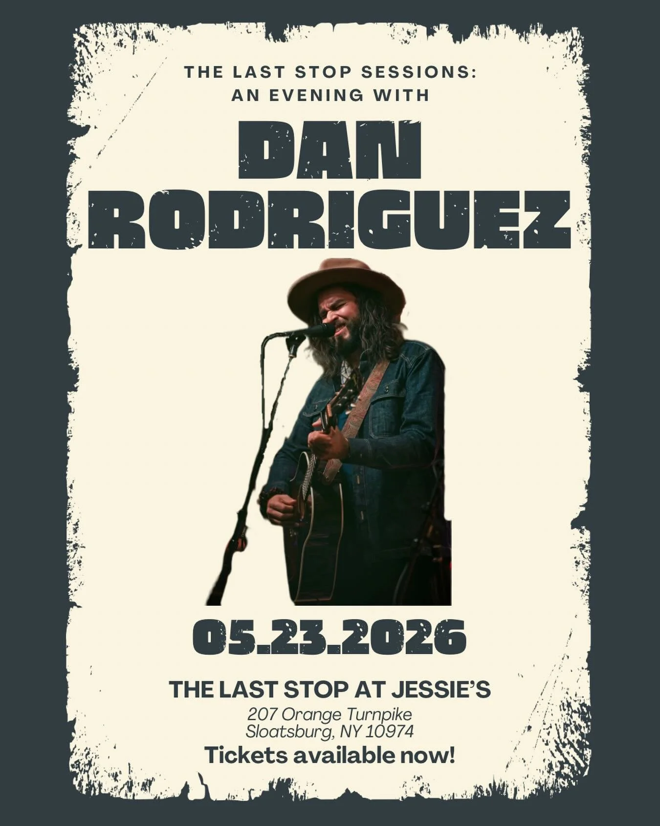 The Last Stop Sessions presents: An Evening with Dan Rodriguez 🎶

A laid-back, up-close night of incredible songwriting, real connection, and room that&rsquo;s all in on the music. 

No distractions &mdash; just really good music, exactly how it sho