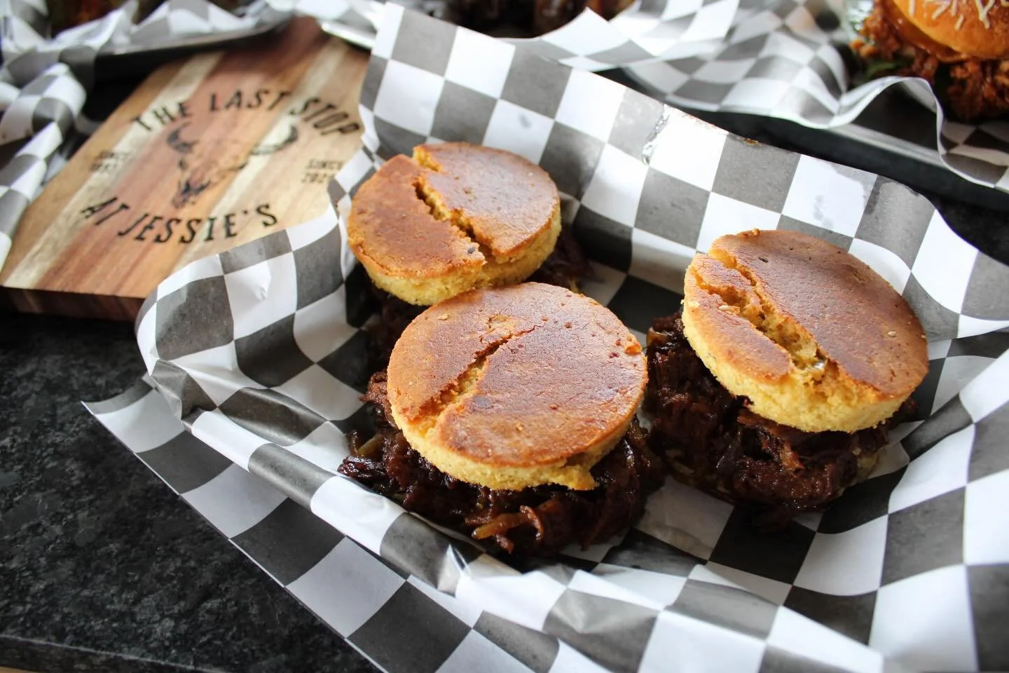 It&rsquo;s Friday. You already know where you should be 🔥

Pulled Beef Sliders on jalape&ntilde;o cornbread
candied onions &bull; fresh jalape&ntilde;os &bull; scallion sour cream

Pull up, grab a drink, and start your weekend right 🍻

See you at 4
