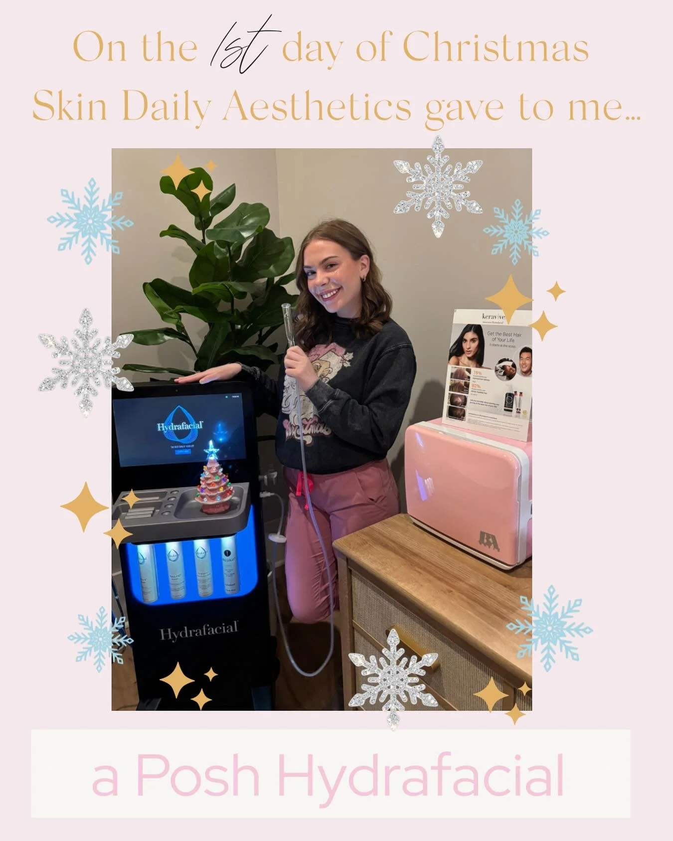 𝗟𝗲𝘁 𝗶𝘁 𝗴𝗹𝗼𝘄, 𝗹𝗲𝘁 𝗶𝘁 𝗴𝗹𝗼𝘄, 𝗹𝗲𝘁 𝗶𝘁 𝗴𝗹𝗼𝘄! ❄️

On the 𝟭𝘀𝘁 𝗱𝗮𝘆 𝗼𝗳 𝗖𝗵𝗿𝗶𝘀𝘁𝗺𝗮𝘀 we&rsquo;re giving away a 𝗣𝗼𝘀𝗵 𝗛𝘆𝗱𝗿𝗮𝗳𝗮𝗰𝗶𝗮𝗹 to keep your skin merry, bright, and beautifully hydrated this season! ✨

𝗧?