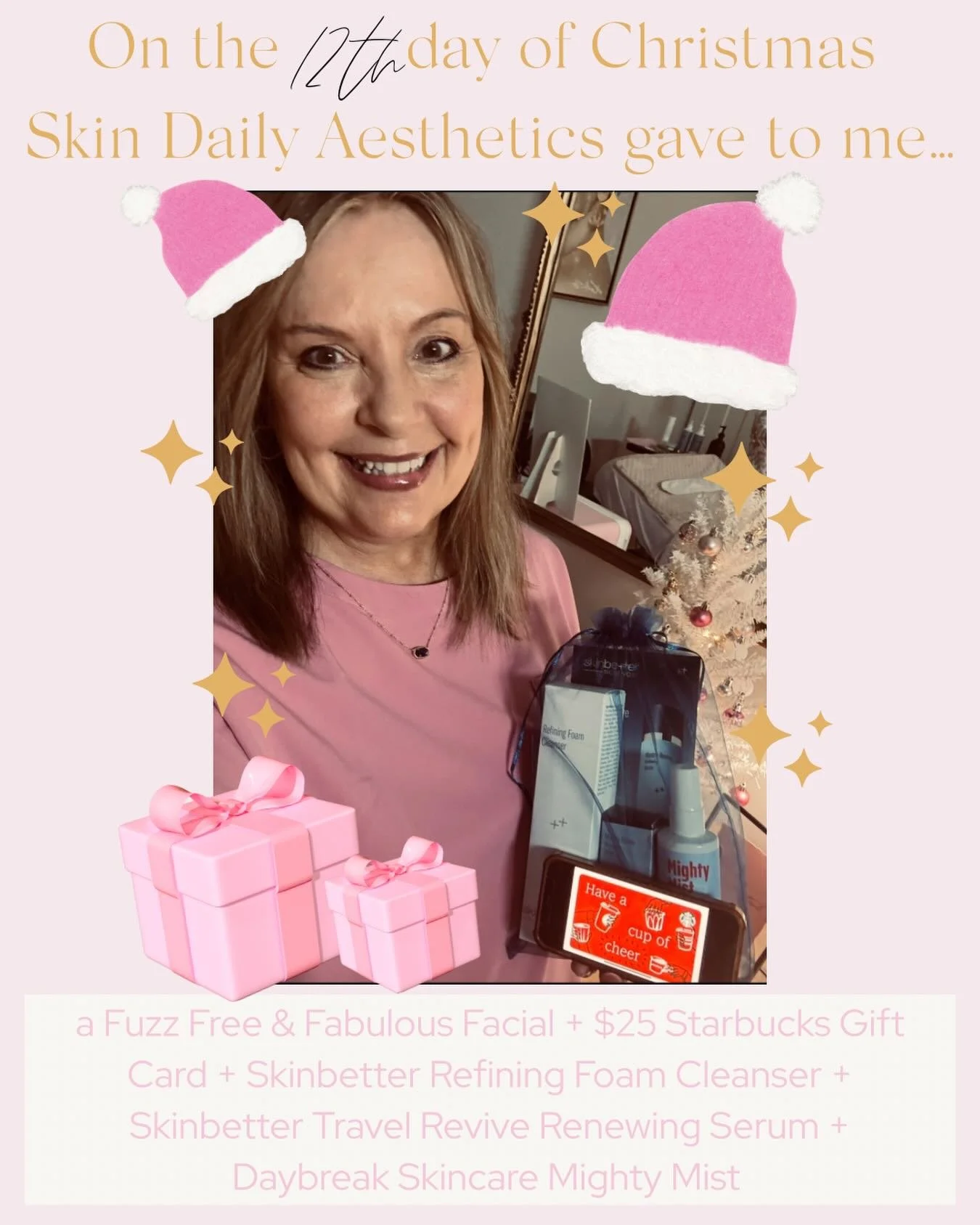 𝗣𝗮𝘂𝗹𝗮&rsquo;𝘀 𝗙𝗮𝘃𝘀, 𝗪𝗿𝗮𝗽𝗽𝗲𝗱 𝗶𝗻 𝗛𝗼𝗹𝗶𝗱𝗮𝘆 𝗚𝗹𝗼𝘄! 🎁✨

We&rsquo;re giving away a few of Paula&rsquo;s go-to glow goodies this season!
Win a 𝙁𝙪𝙯𝙯 𝙁𝙧𝙚𝙚 &amp; 𝙁𝙖𝙗𝙪𝙡𝙤𝙪𝙨 𝙁𝙖𝙘𝙞𝙖𝙡, 𝙎𝙠𝙞𝙣𝙗𝙚𝙩𝙩𝙚𝙧 𝙍𝙚𝙛𝙞?