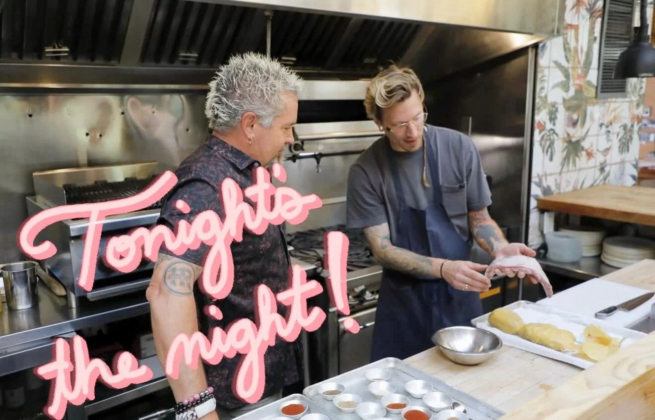 It&rsquo;s the big night! @parkbysidewalk makes its @foodnetwork debut with @guyfieri  on #dinersdriveinsanddives ! We can&rsquo;t wait for the world to see the passion that @stefangusztak puts into each and every dish on our menu. AND we learned tha