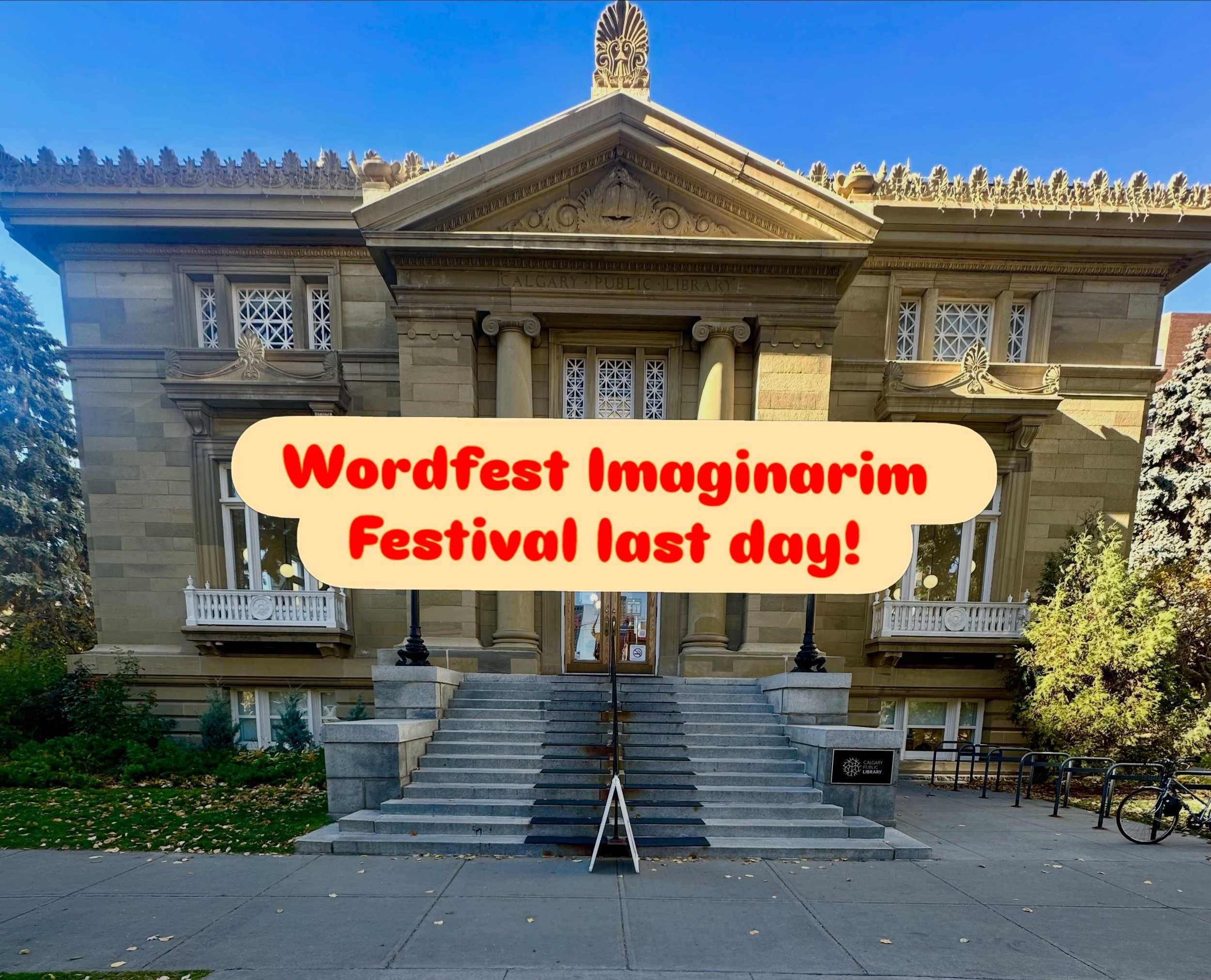 It&rsquo;s the final day of @wordfest📚✨
A couple more shows to wrap up one of the world&rsquo;s best literary festivals! And what a year for Canadian literature, with the incomparable Anne Carson winning the @nobelprize. Respect! 
We ❤️sharing the p