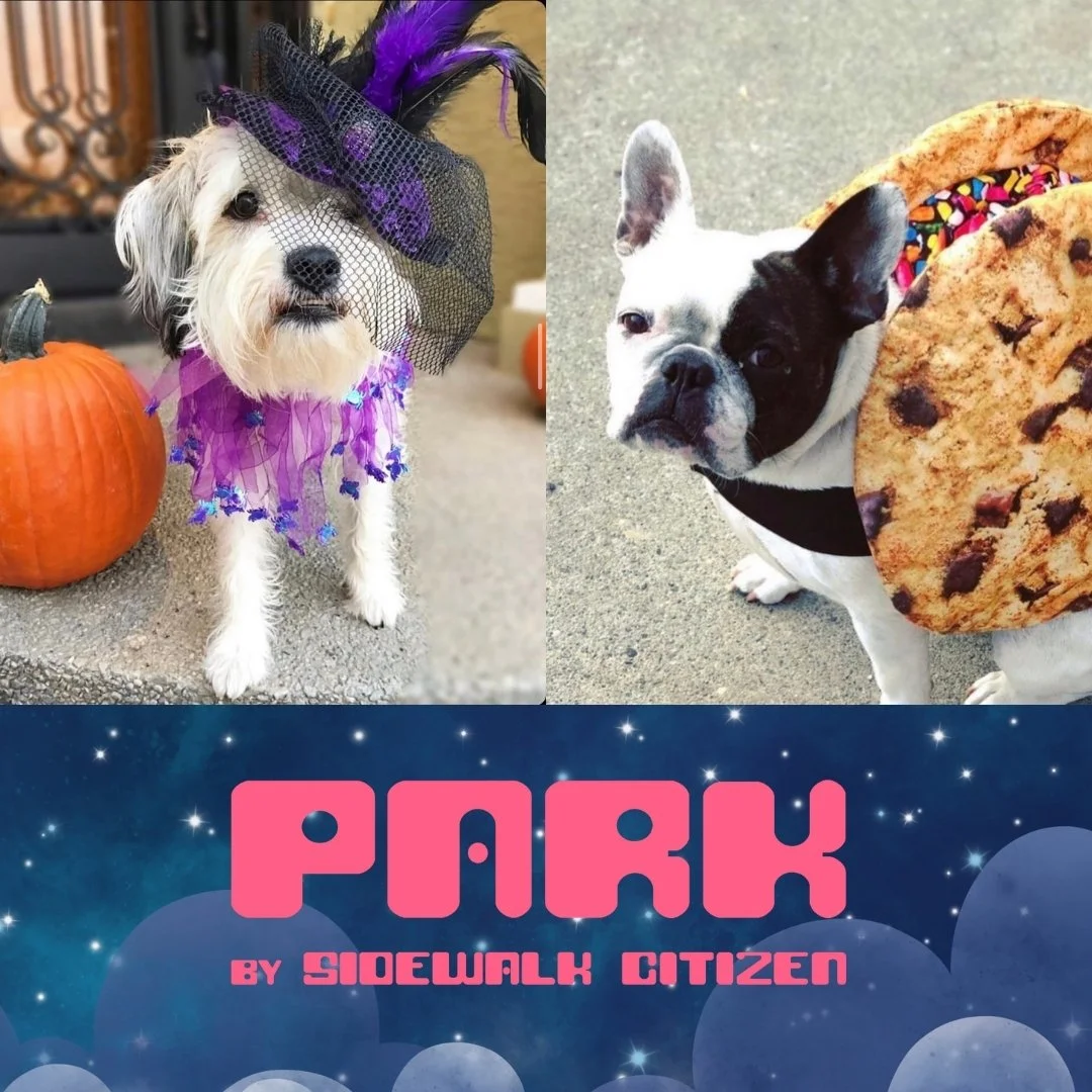 Halloween marks one of our favourite days of the year: Puppy Costume Parade from @calgarylibrary ! The dogs will be strutting their stuff in Central Memorial Park from 2-3 🐾 We'll have doggy treats on hand for our four legged friends, and our full m