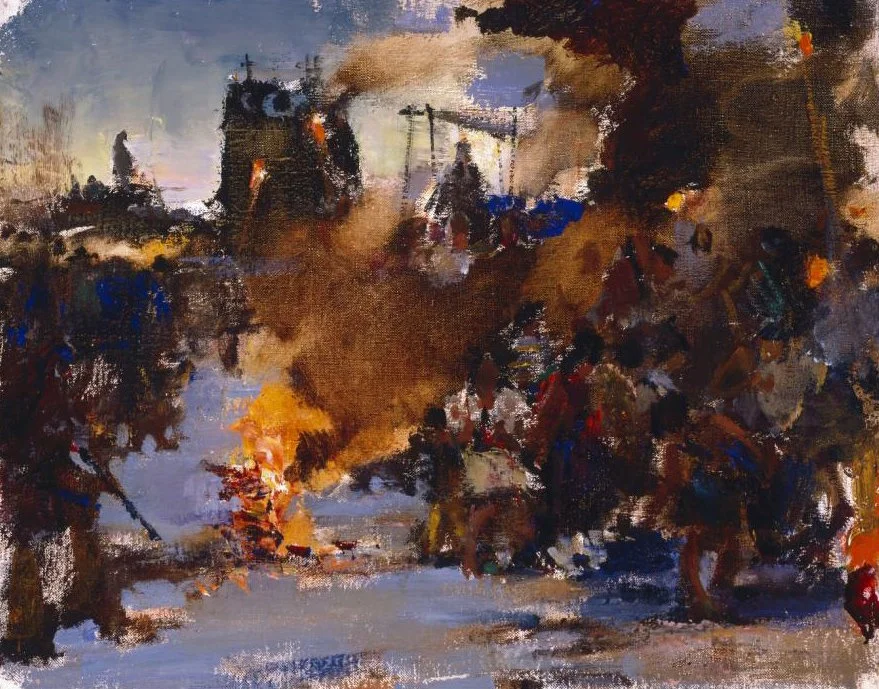 Fechin - Xmas Eve Taos Pueblo Oil Sketch Edit.jpg