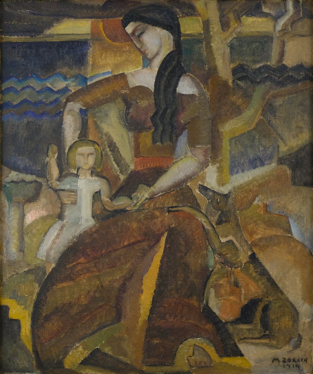 Mother and Child (recto), and Three Figures on a Beach (verso)