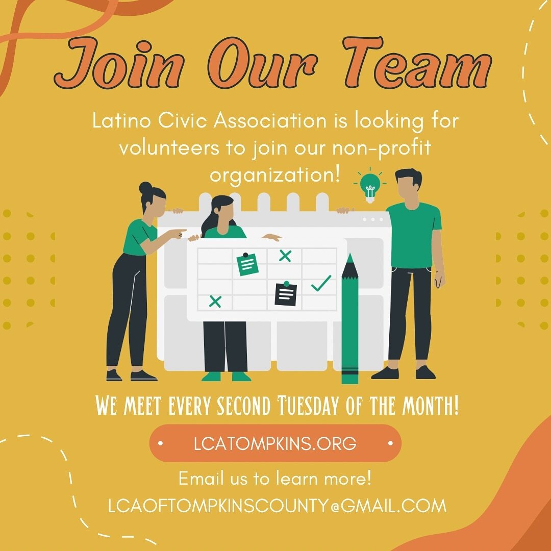 ✨ Exciting Opportunity Alert! 🌟 Join the vibrant Latino Civic Association in making a positive impact! 🤝✨ We gather every second Tuesday &ndash; Slide into our DMs or shoot us an email for the inside scoop. 📧 Dive into our LCA Google group for exc
