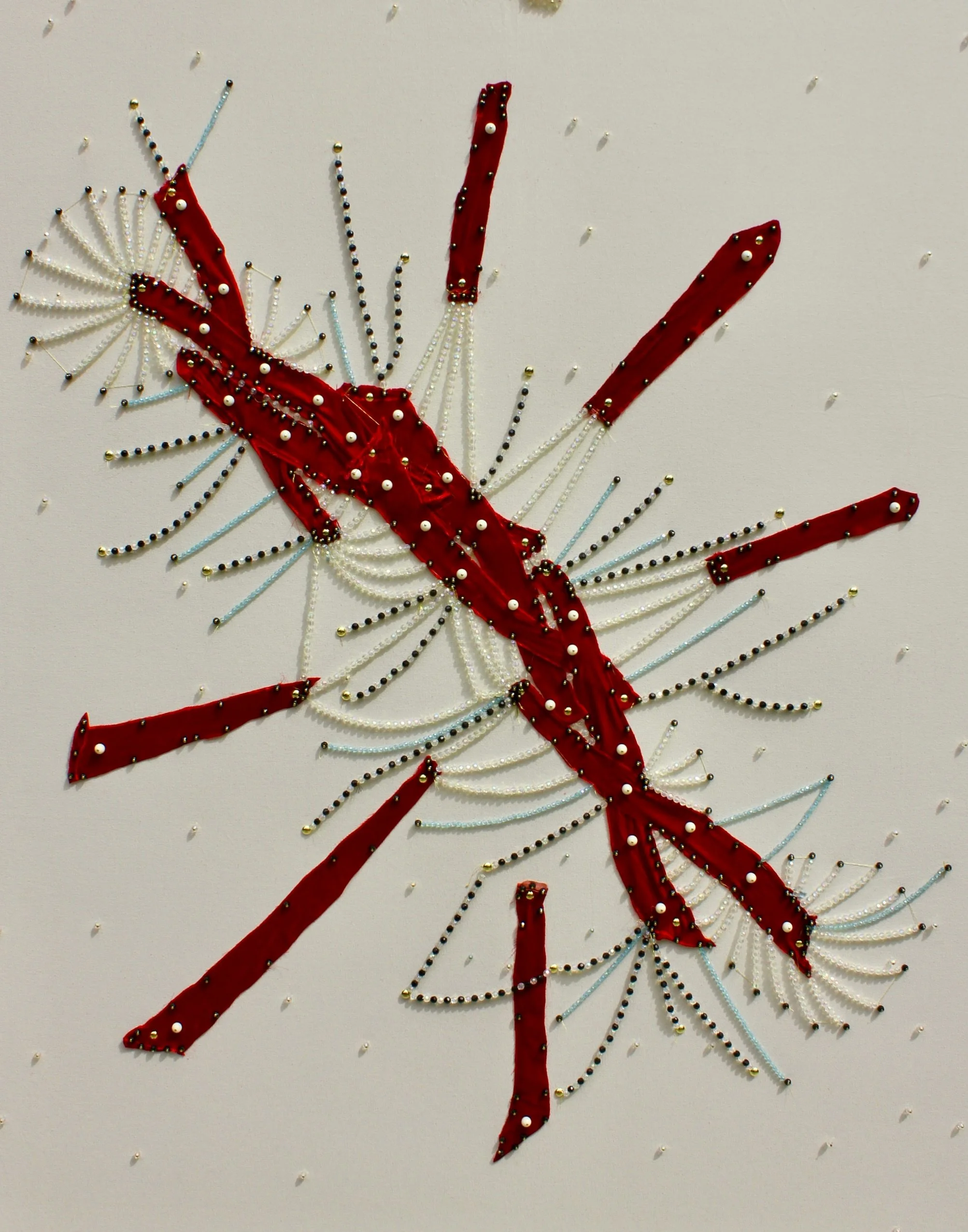 Totem for a Broken Heart - Assemblage on canvas over panel, 60 x 48", 2026