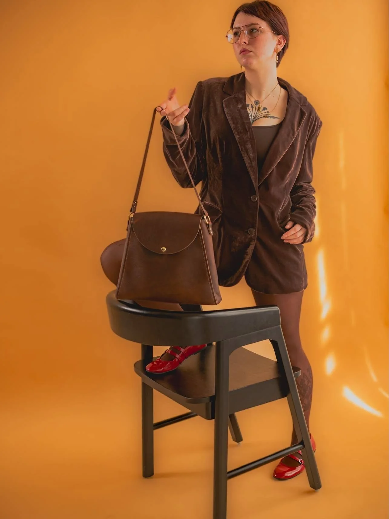 The Dame in Denali
$250
Available Online 4/3/26 @ 6 pm
WWW.MIDDLEYAKLEATHERCO.COM

Photographer: @jinks.creativeworks 
Model: @milesnthestonecoldtrippers 
Location: @arrowood_studio