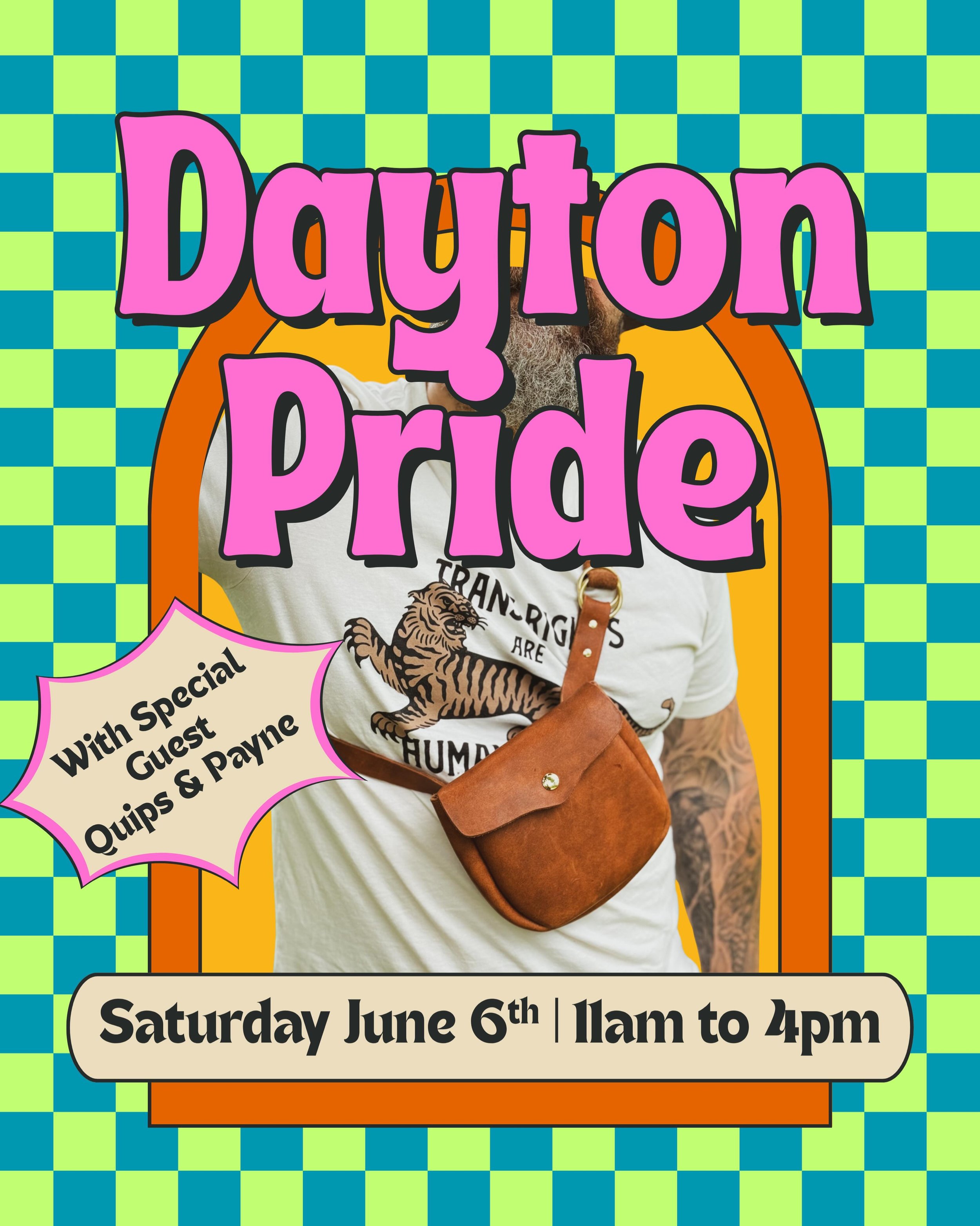 Find me and my alter ego @quipsandpayne tomorrow at Dayton Pride from 11am - 4pm 

🩷💜💙