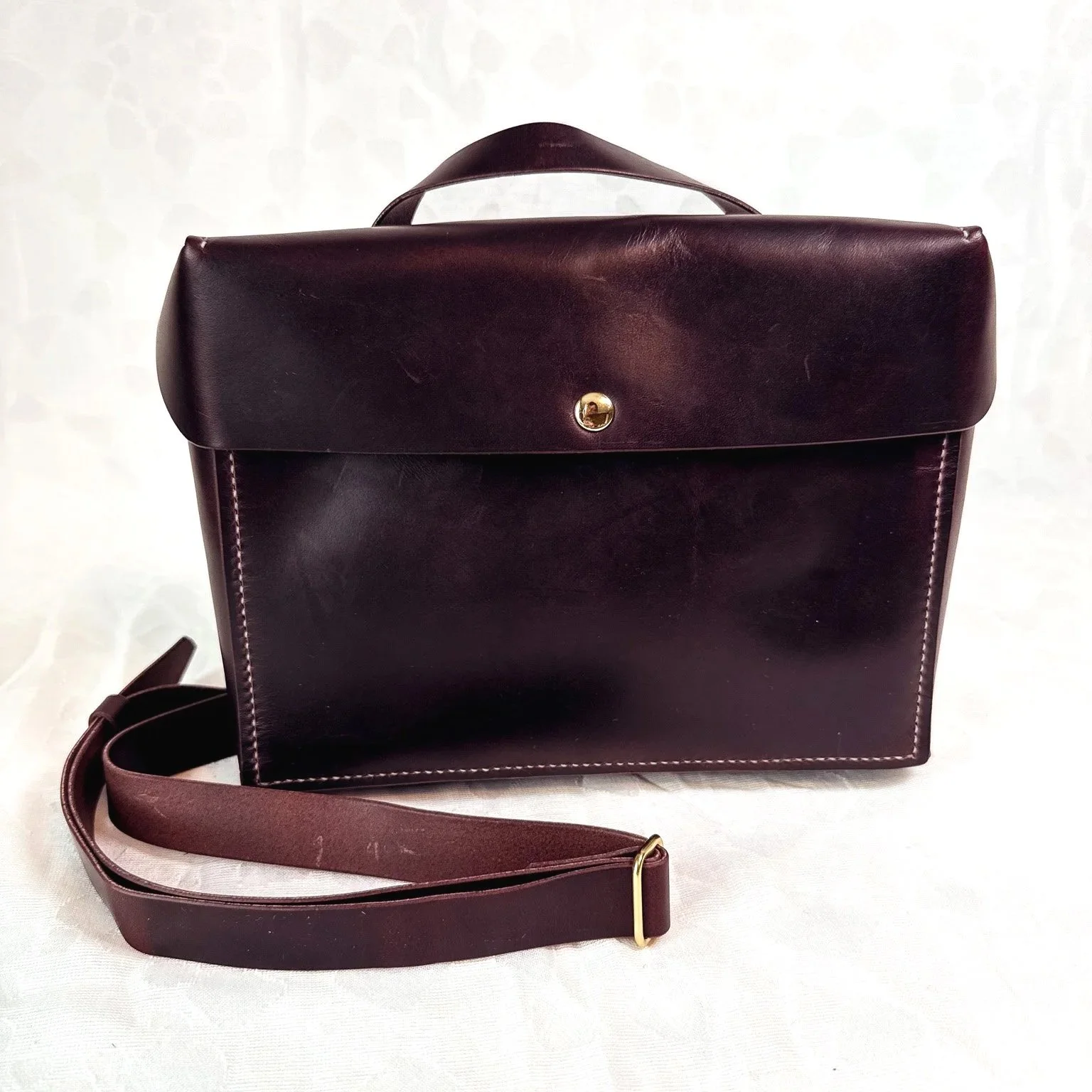 Ida Workbag - Waxed Black Cherry
