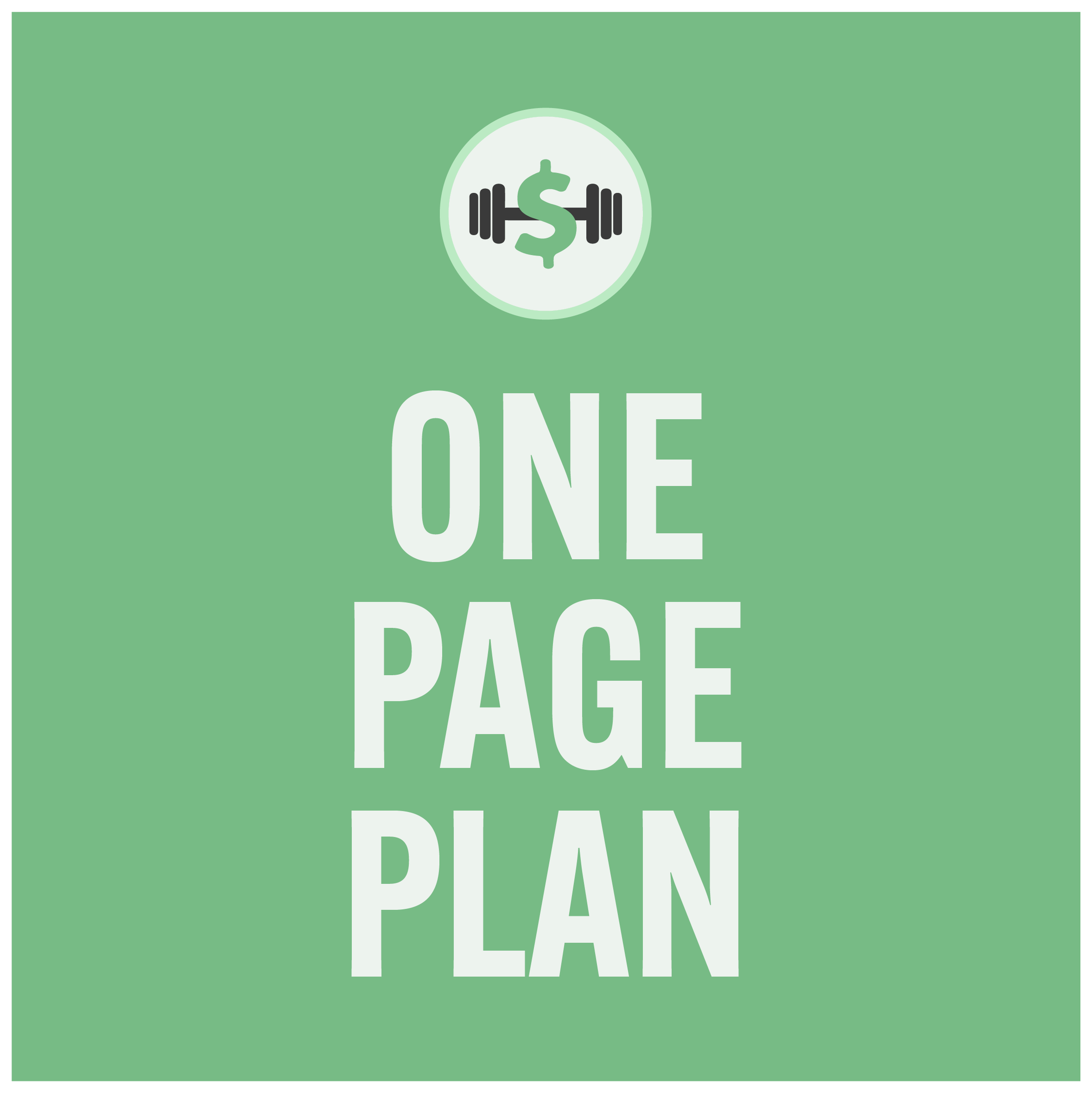 ONE PAGE PLAN