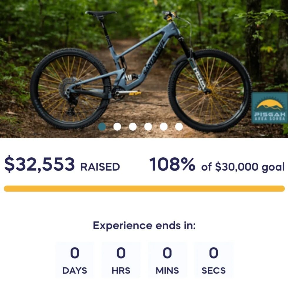 We exceeded our fundraising goal! 🥳🙌

We couldn't be more thankful for everyone who helped make this happen, those who donated, our amazing industry partners who helped make this dream bike a reality, and all of the locations at which we were able 