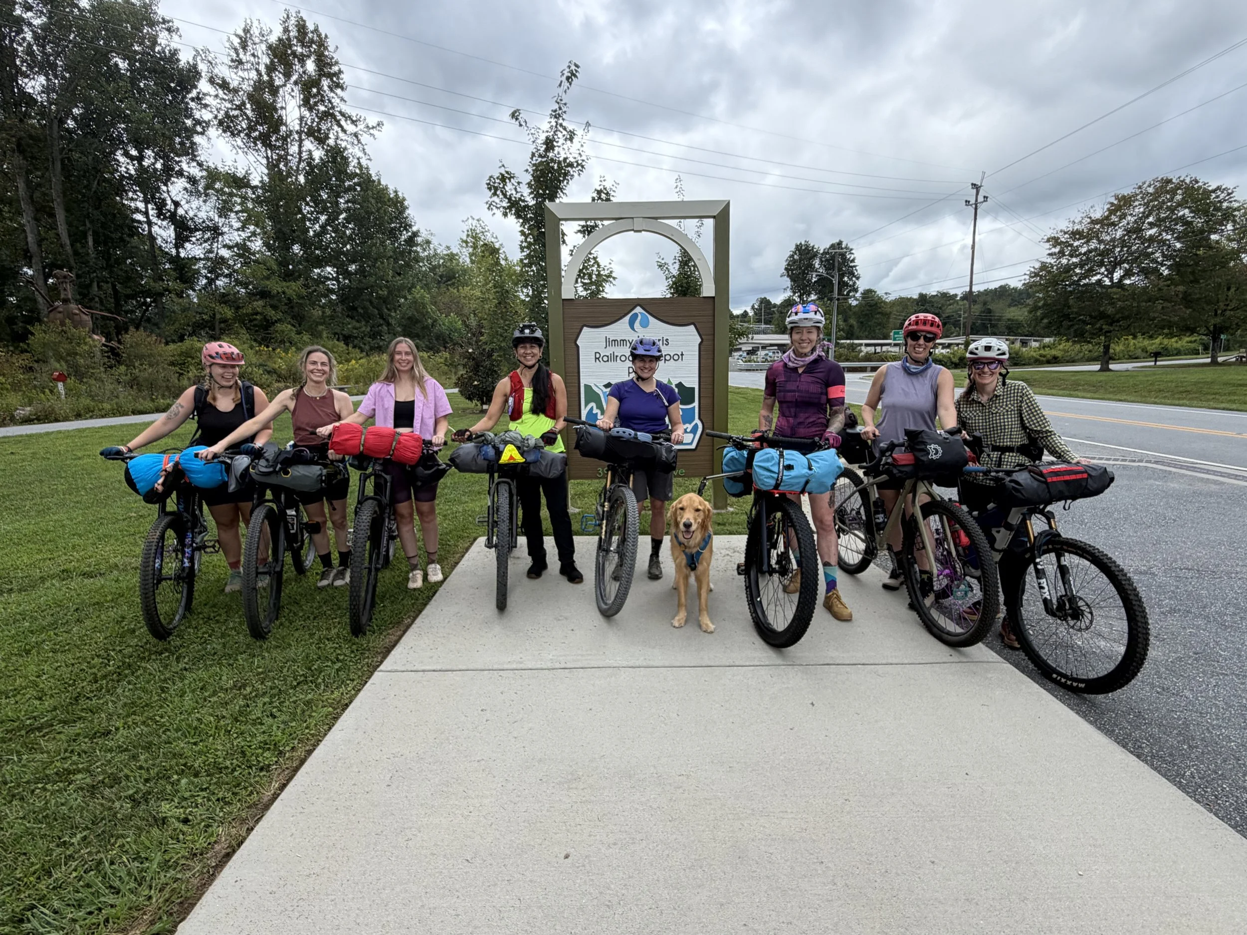 Building Confidence through Community, Bikepacking through Pisgah