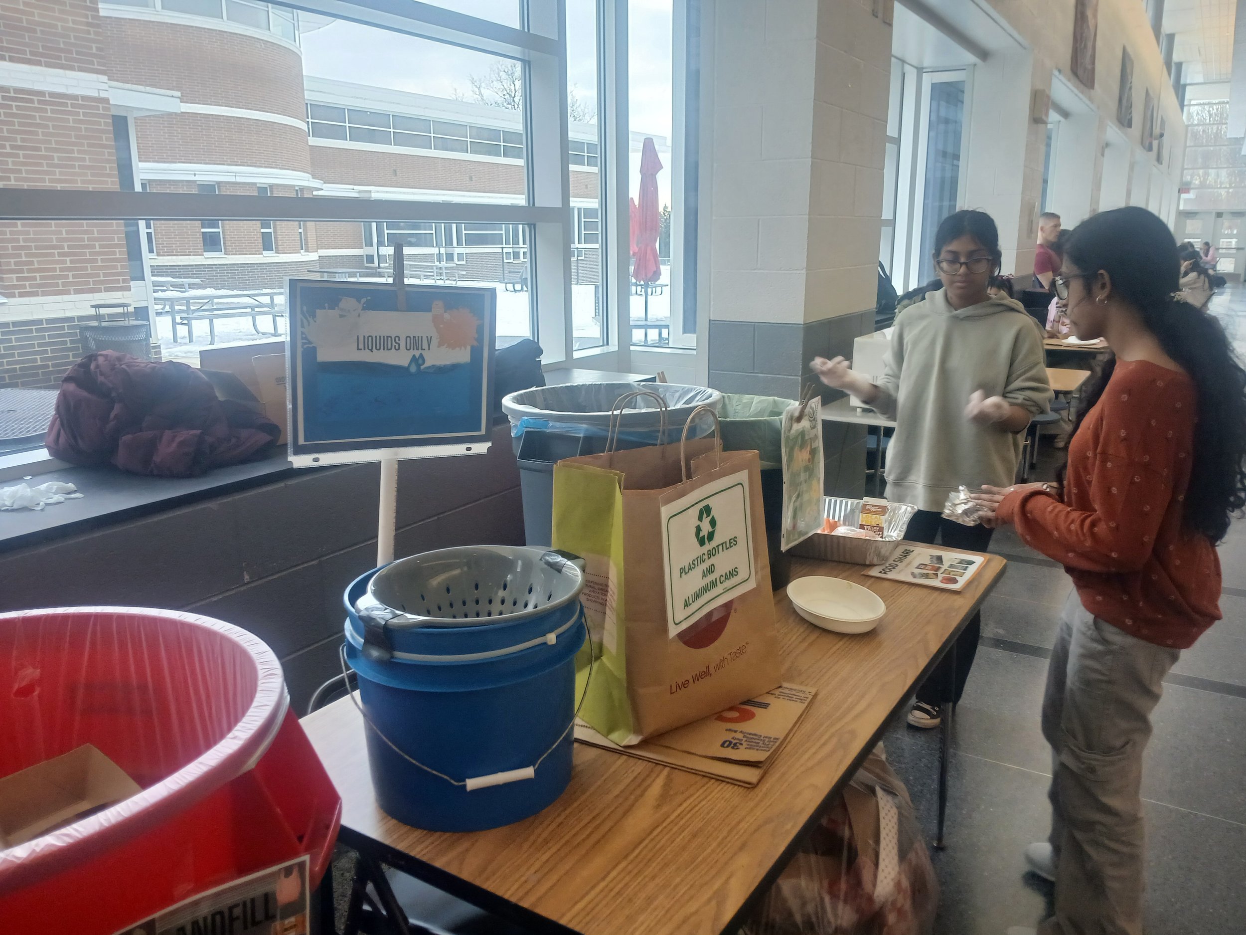 Composting at Troy High School Reduces Food Waste
