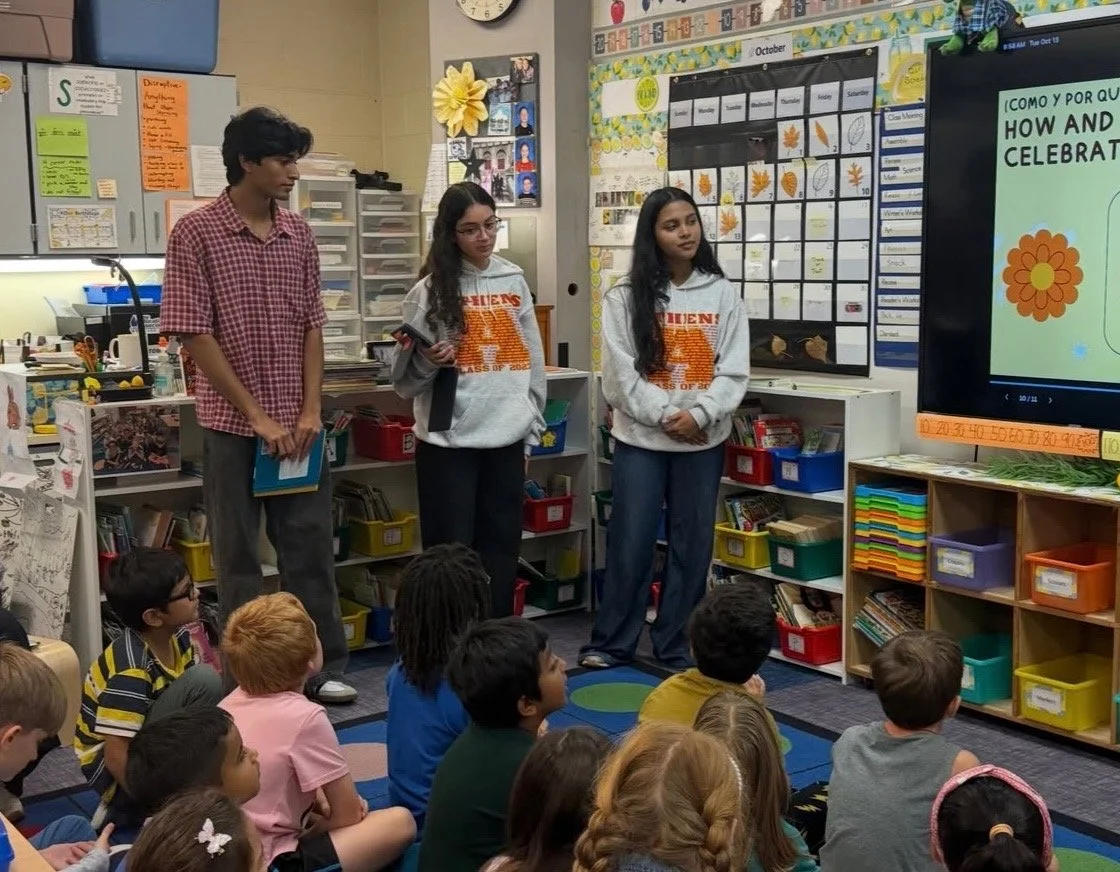AP Spanish Students Bring Hispanic Heritage Month to Life at Barnard Elementary School!