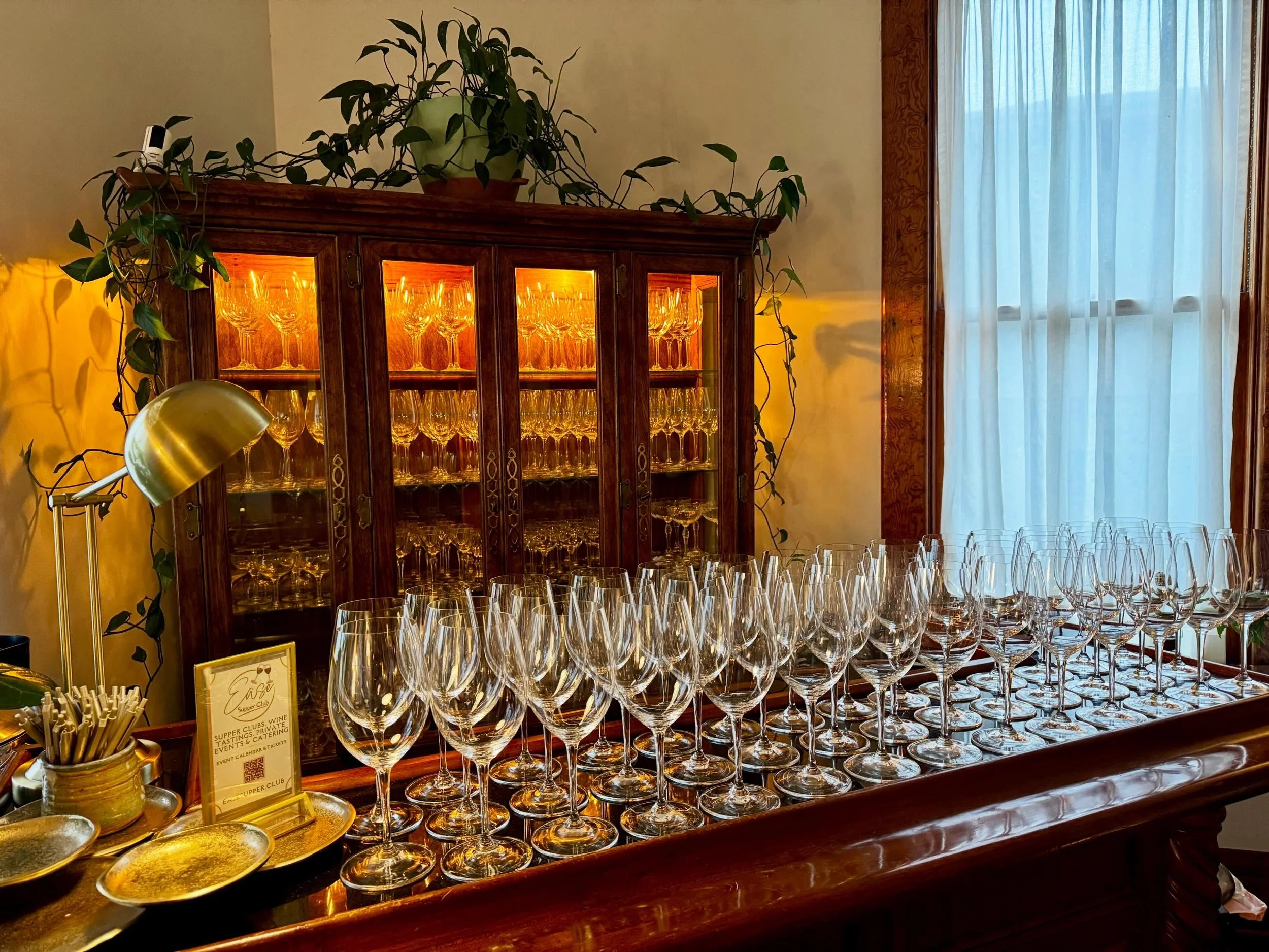 Glasses are polished, kitchen is hopping, candles are lit - we are ready for you tonight, Ease Supper Club! 

Your next chance to join us is Friday, June 5th, for a Sip Session. It&rsquo;s Act I of our Dionysus in Residence series celebrating the god