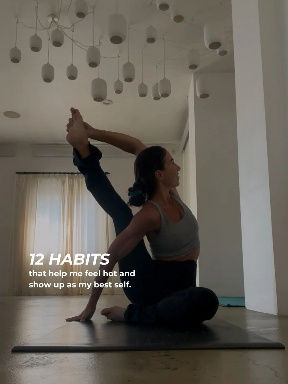 As we move into winter ❄️ sticking to these habits are CRUCIAL (!!!) to help me feel hot and show up as my best self.

Now tell me your habits!! Any good ones I&rsquo;m missing??!