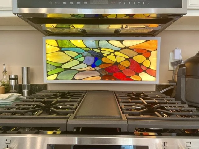 Glass Mosaic, illuminated