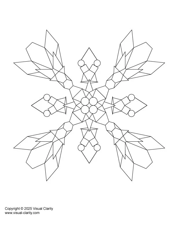 Geometric Mandala 02 Coloring Page