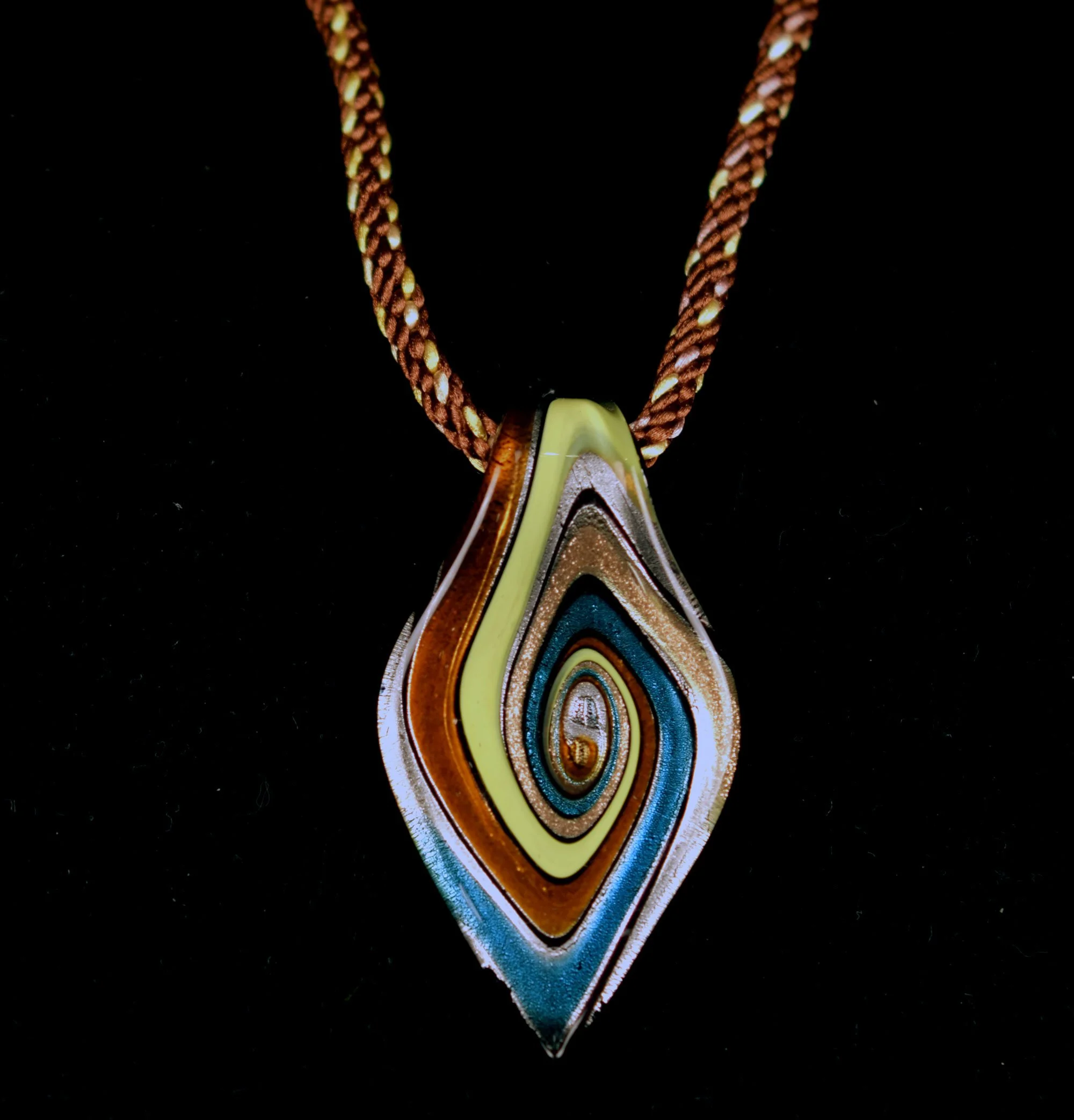 Kumihimo Pendant